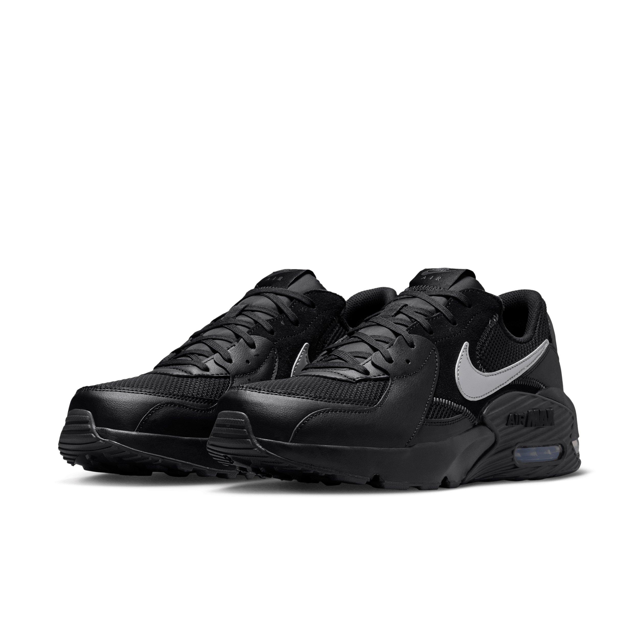 Nike Air Max Excee "Black/Dark Smoke Grey/Metallic Silver" Men's Shoe - BLACK/DK GREY/SILVER Thumbnail View 3