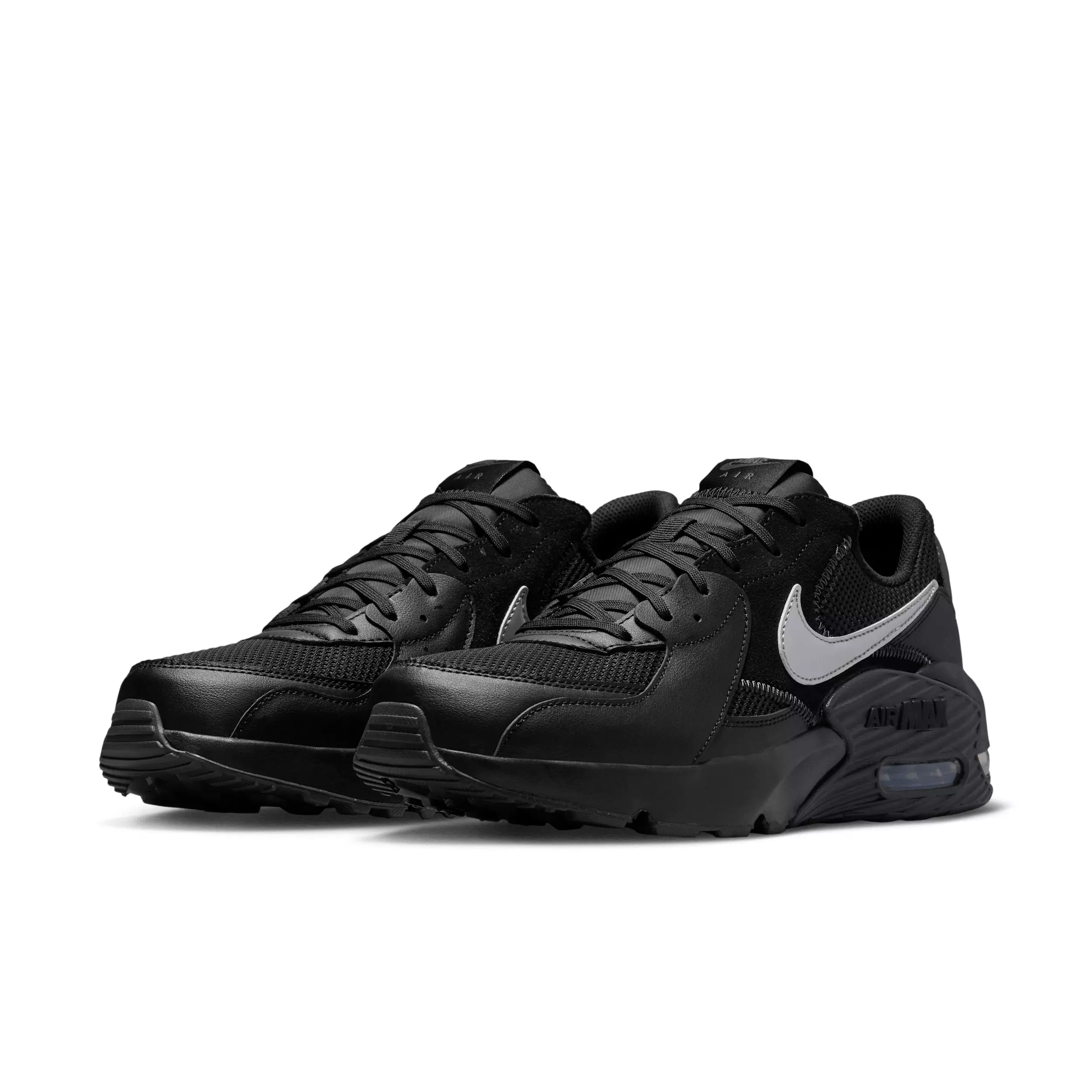 Nike Air Max Excee "Black/Dark Smoke Grey/Metallic Silver" Men's Shoe - BLACK/DK GREY/SILVER