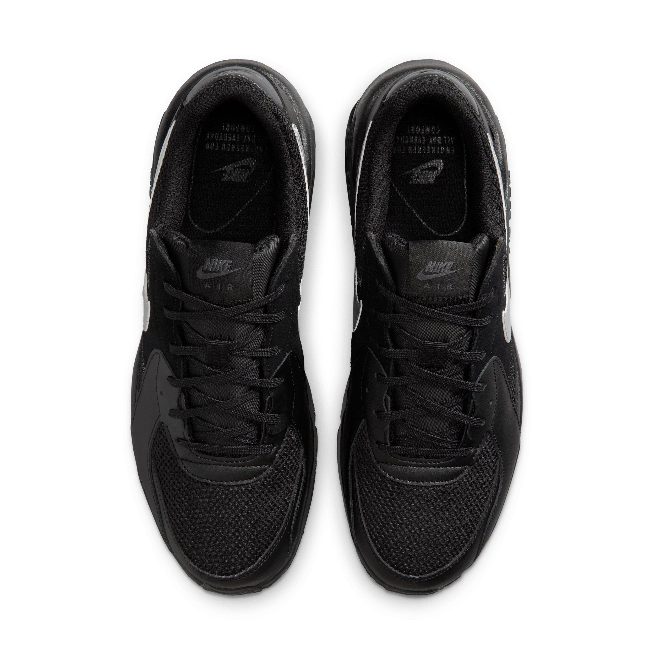 Nike Air Max Excee "Black/Dark Smoke Grey/Metallic Silver" Men's Shoe - BLACK/DK GREY/SILVER Thumbnail View 4