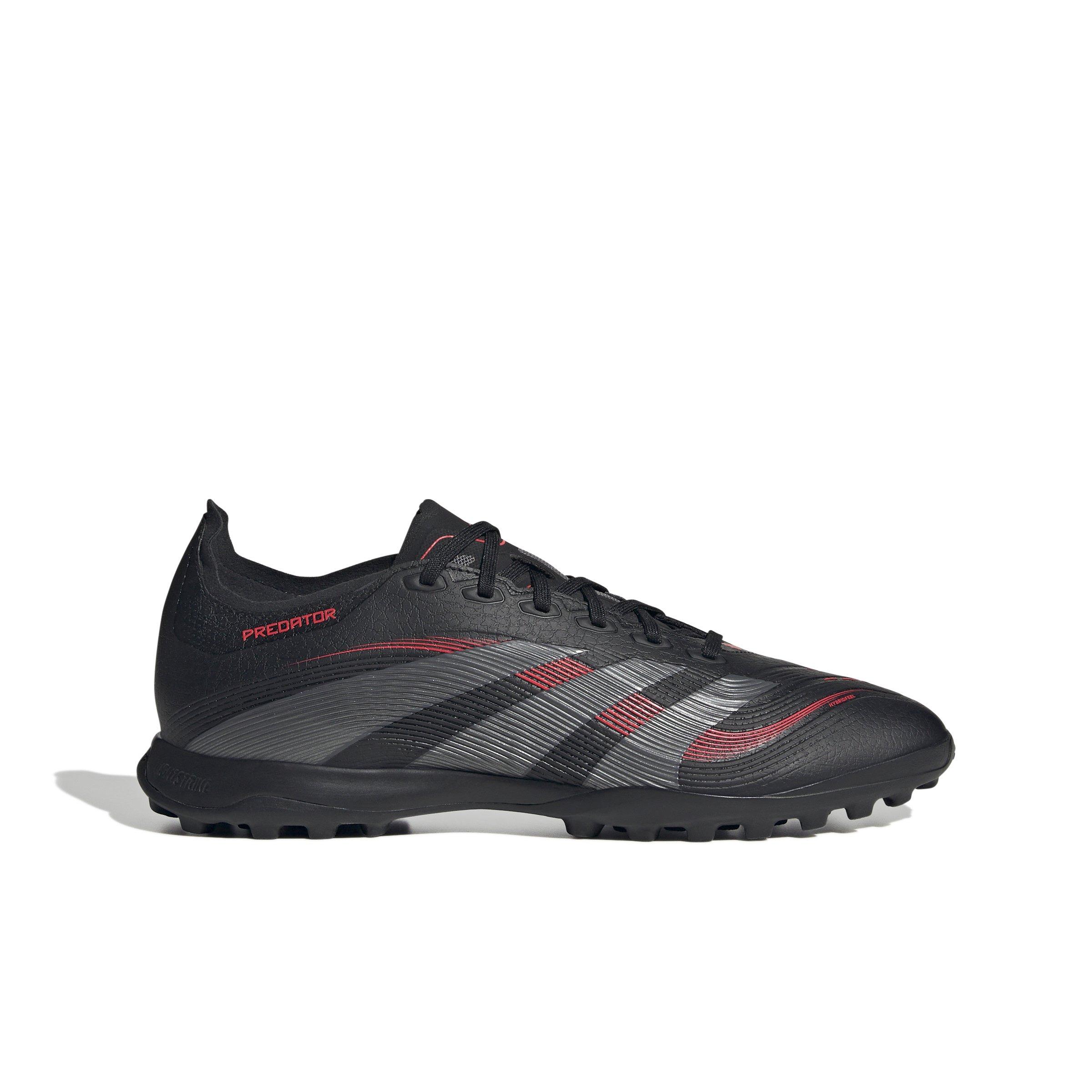 adidas Predator League Turf "Core Black/Grey Four/Lucid Red" Unisex Soccer Shoe - BLACK/GREY/RED Thumbnail View 1