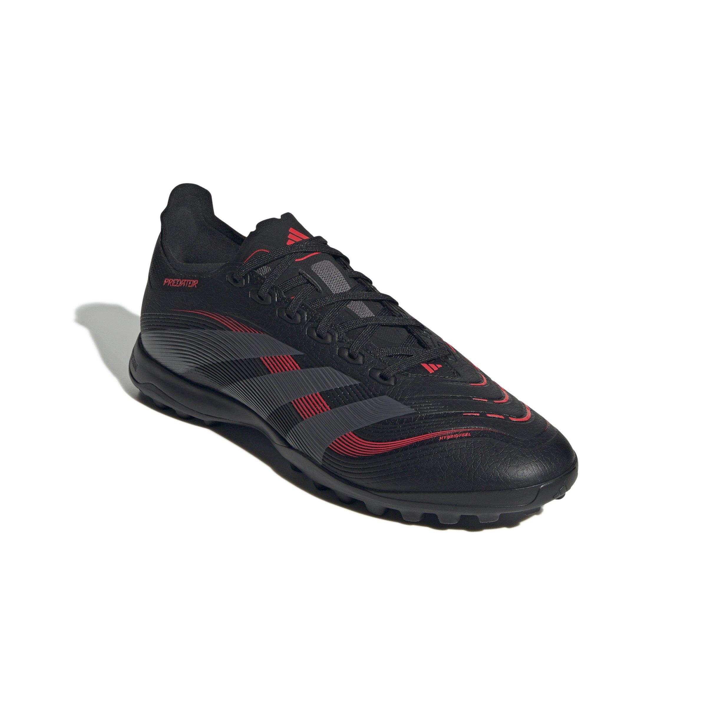 adidas Predator League Turf "Core Black/Grey Four/Lucid Red" Unisex Soccer Shoe - BLACK/GREY/RED Thumbnail View 3
