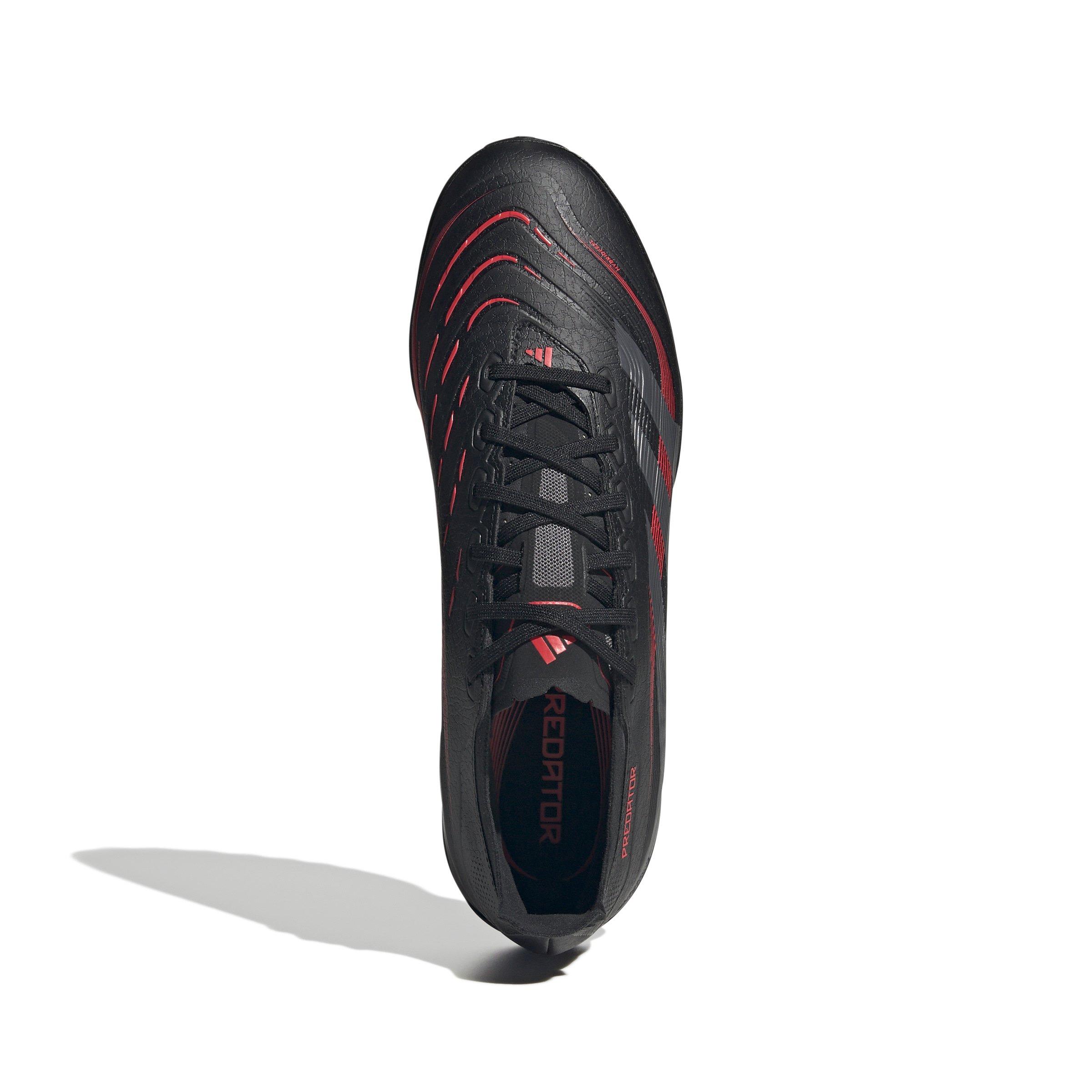 adidas Predator League Turf "Core Black/Grey Four/Lucid Red" Unisex Soccer Shoe - BLACK/GREY/RED Thumbnail View 5