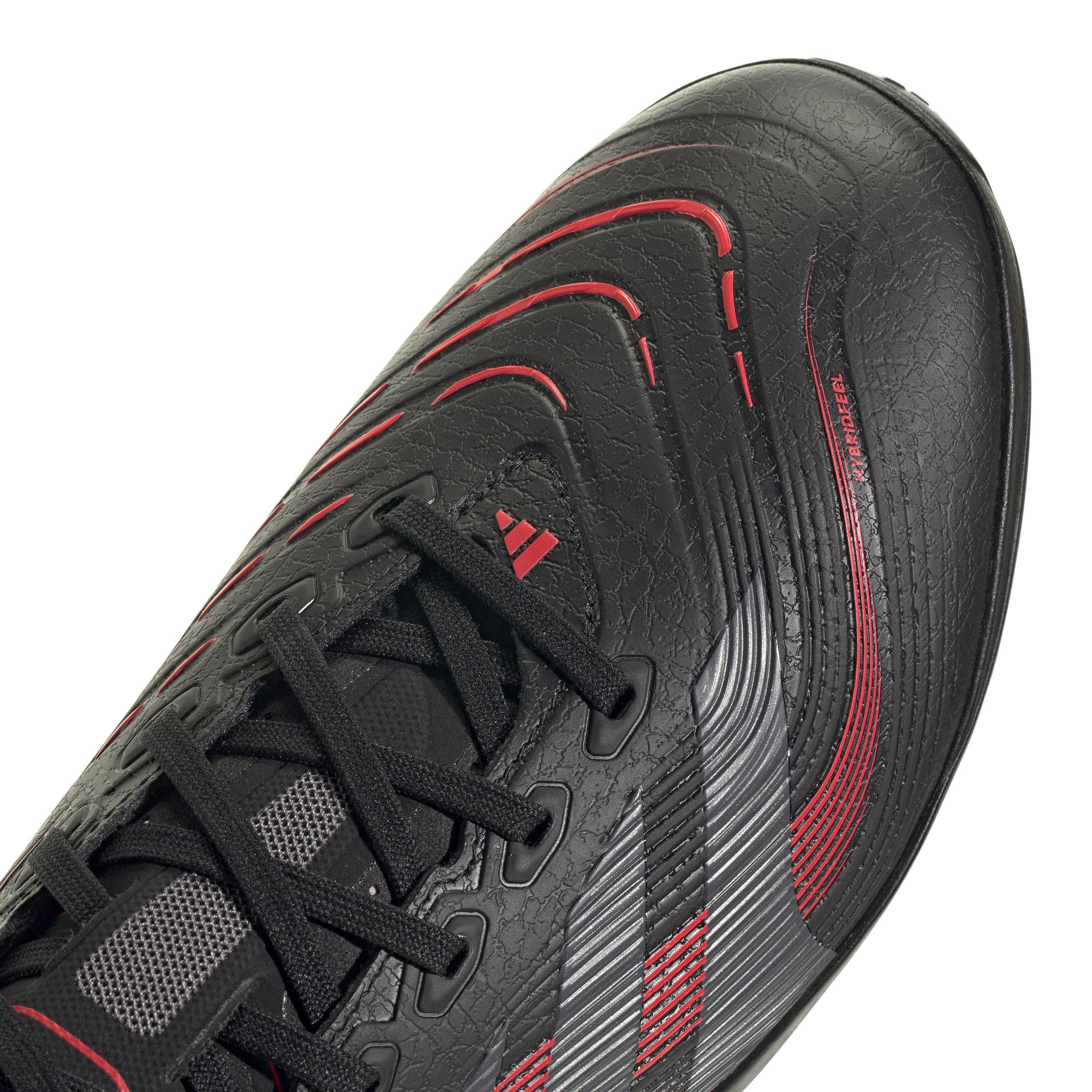 adidas Predator League Turf "Core Black/Grey Four/Lucid Red" Unisex Soccer Shoe - BLACK/GREY/RED Thumbnail View 8