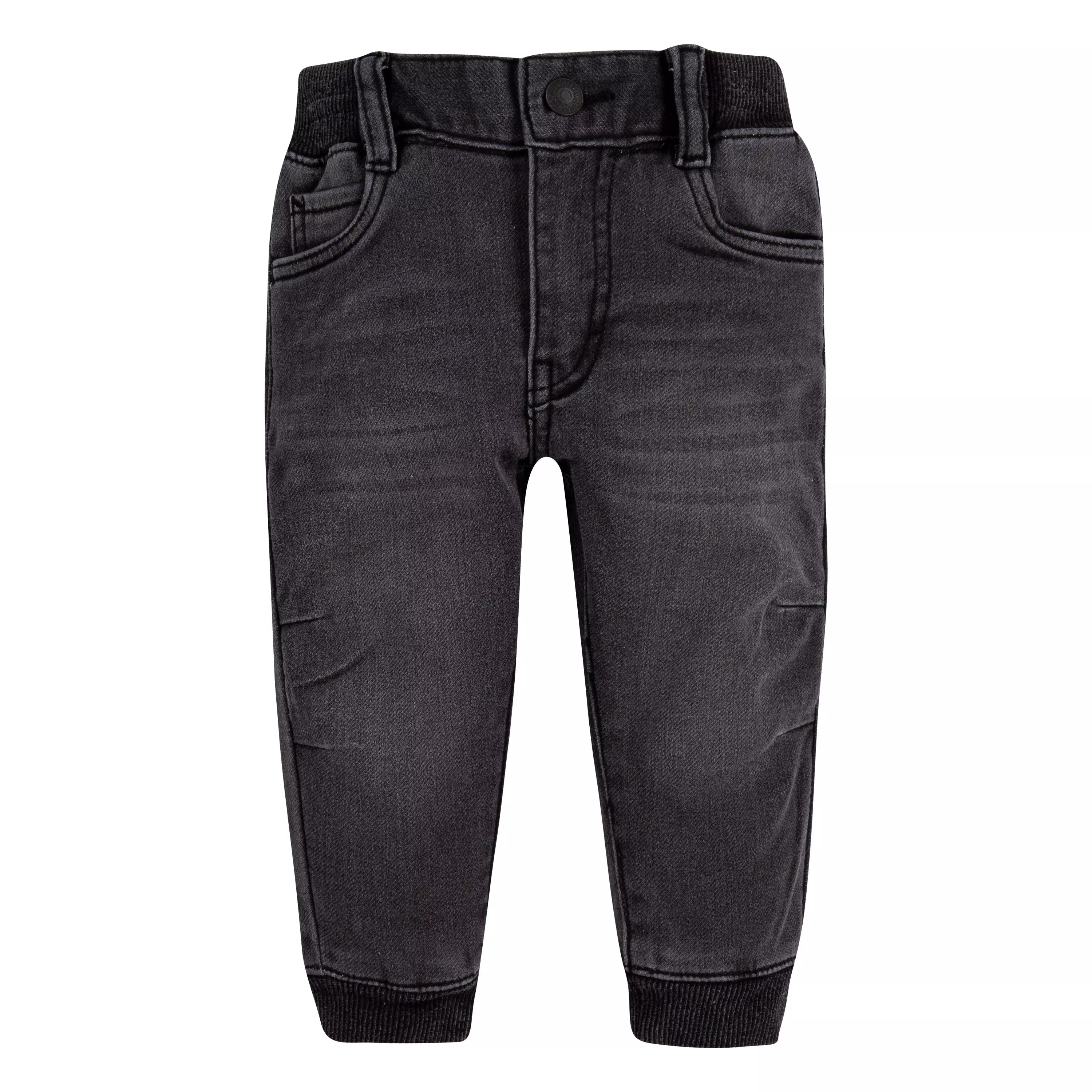 Levi's Baby Boys' Pebble Grey Denim Jogger Pants - GREY