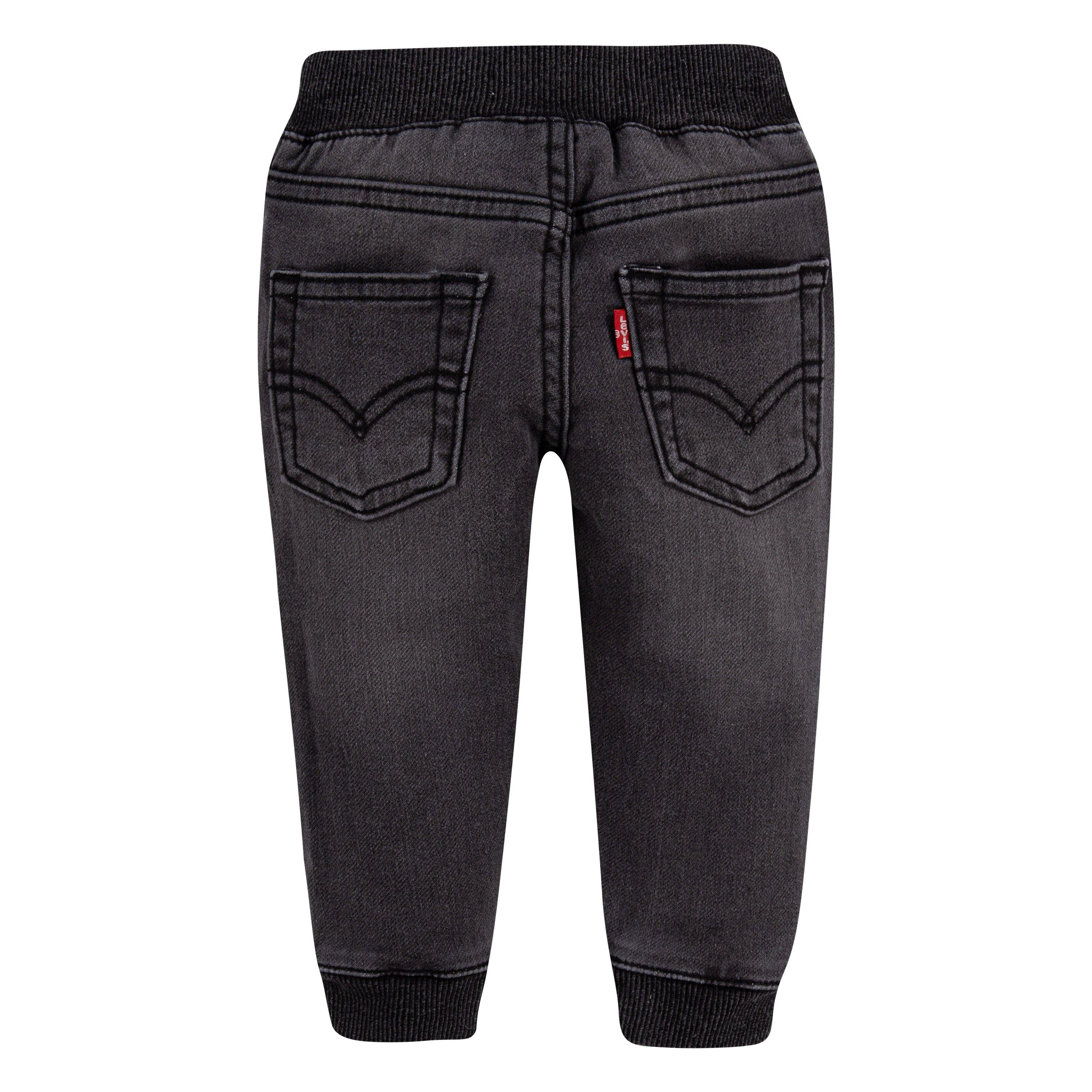 Levi's Baby Boys' Pebble Grey Denim Jogger Pants