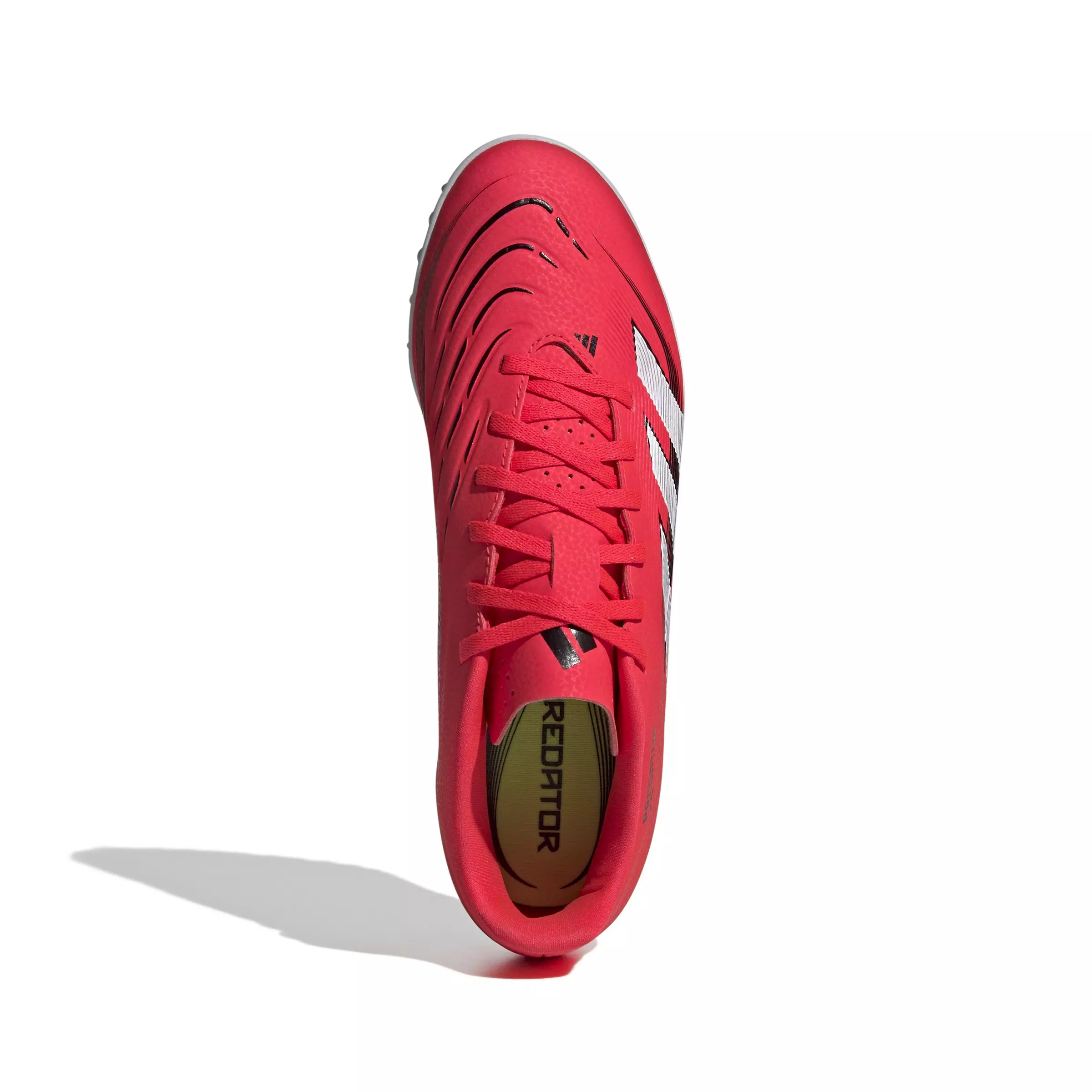 adidas Predator Club Turf "Lucid Red/Ftwr White/Core Black" Unisex Soccer Shoe - RED/WHITE/BLACK