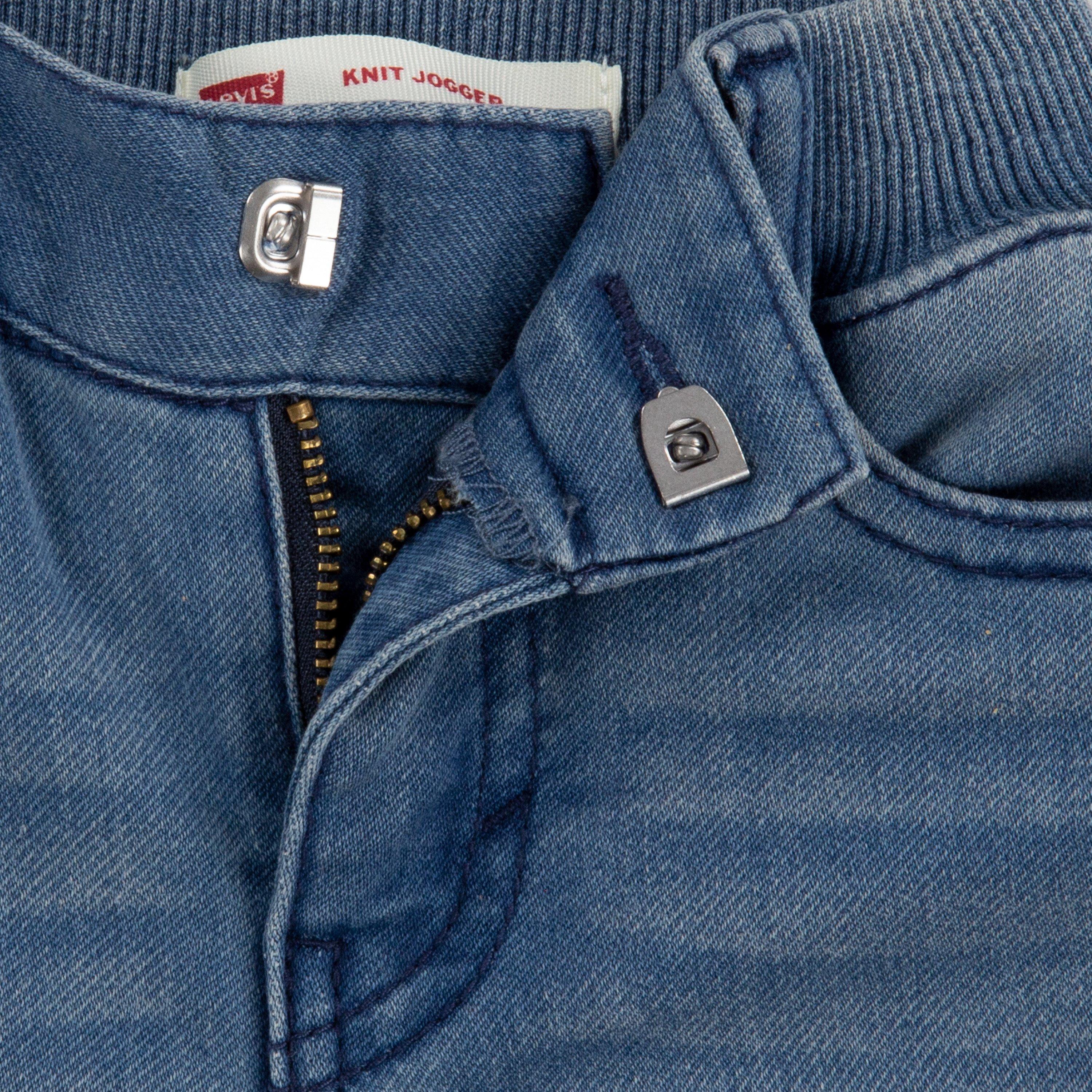 Levi's Baby Boys' Sea Salt Blue Denim Jogger Pants - SEA SALT BLUE Thumbnail View 3