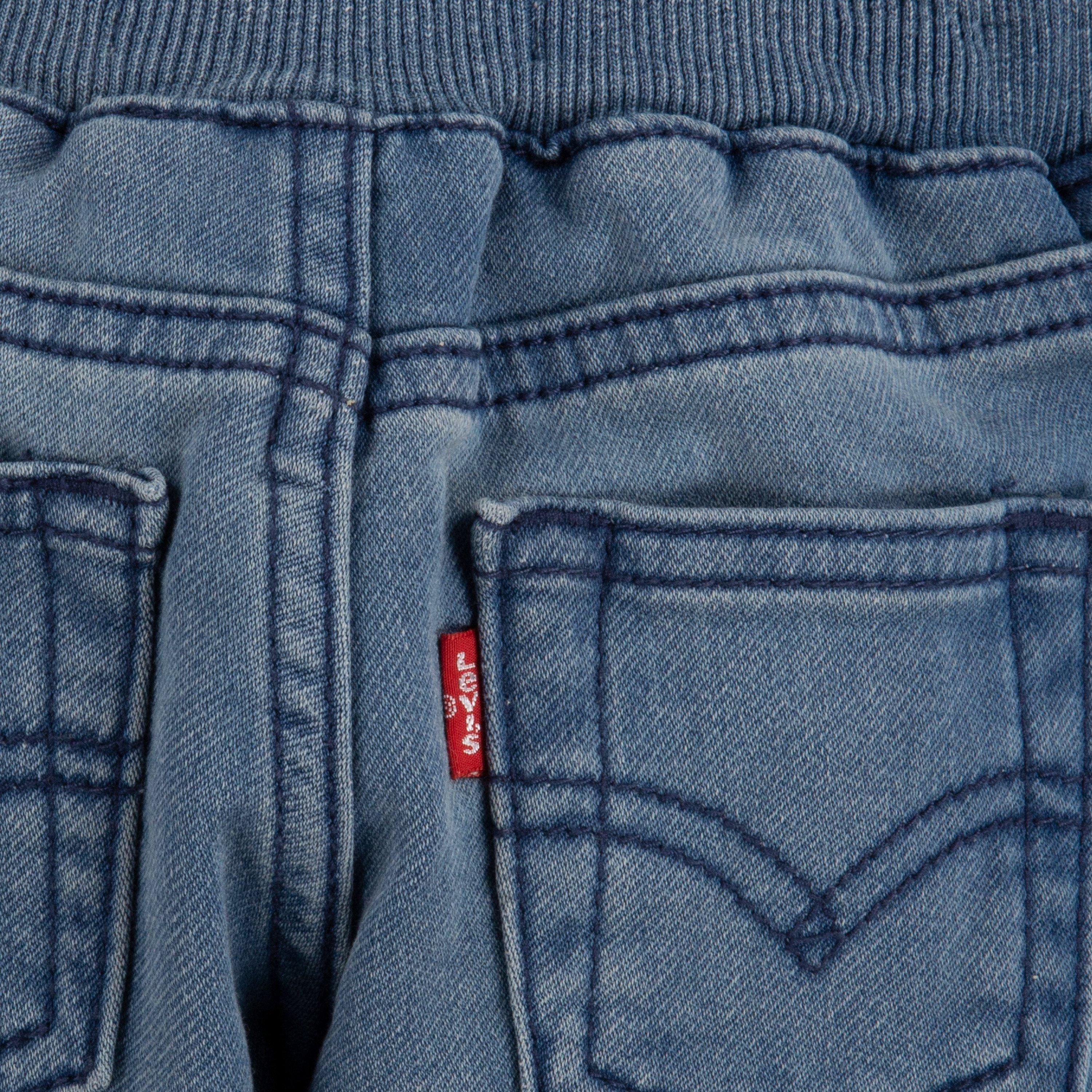 Levi's Baby Boys' Sea Salt Blue Denim Jogger Pants - SEA SALT BLUE Thumbnail View 4