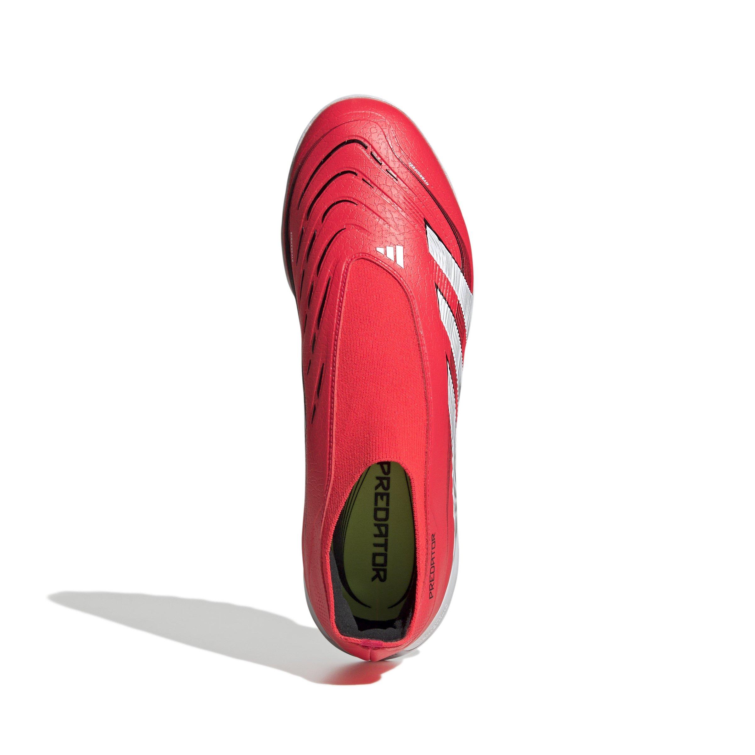 adidas Predator League Laceless Turf "Lucid Red/Ftwr White/Core Black" Unisex Soccer Shoe - RED/WHITE/BLACK Thumbnail View 5