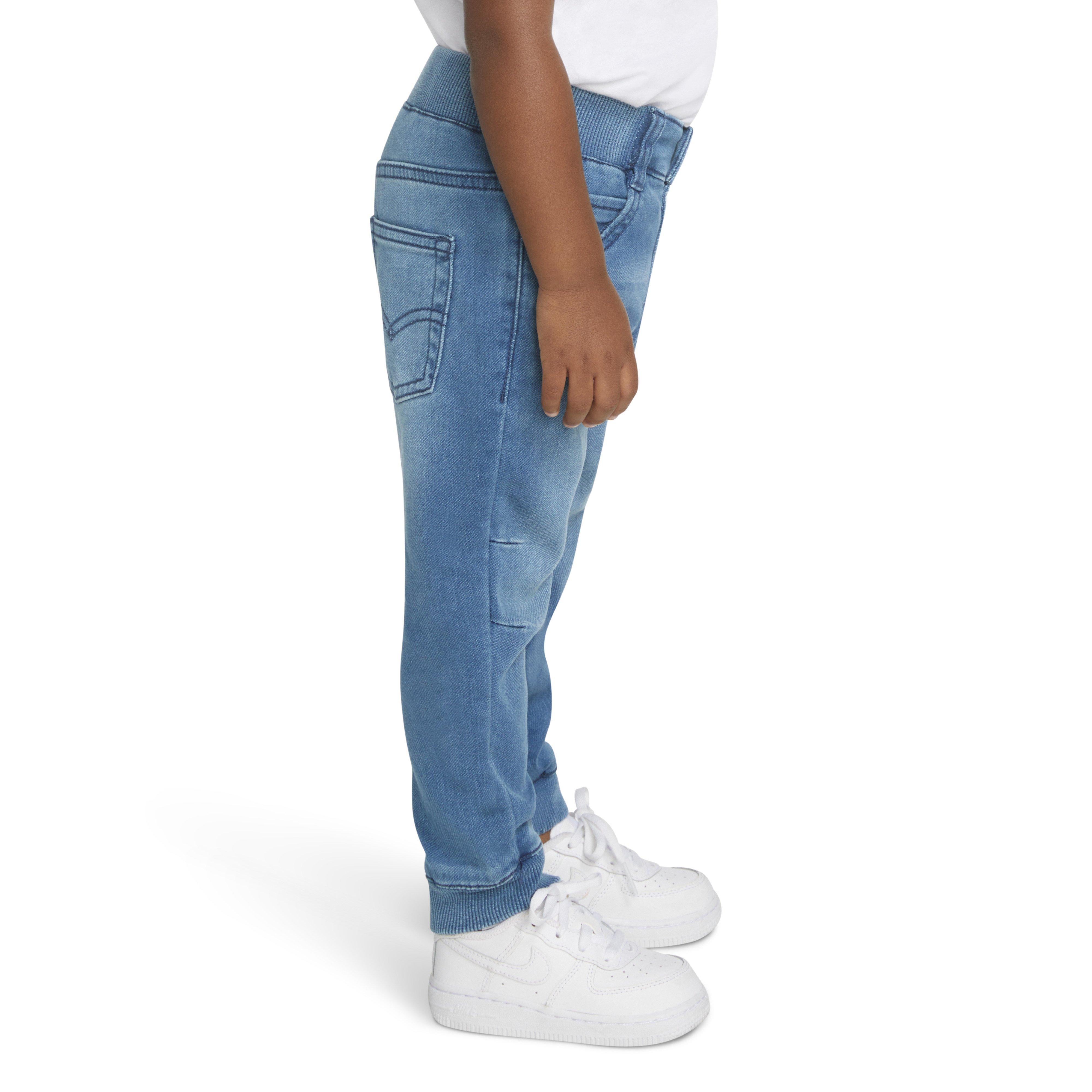 Levi's Toddler Boys' Sea Salt Blue Denim Jogger Pants - SEA SALT BLUE Thumbnail View 3