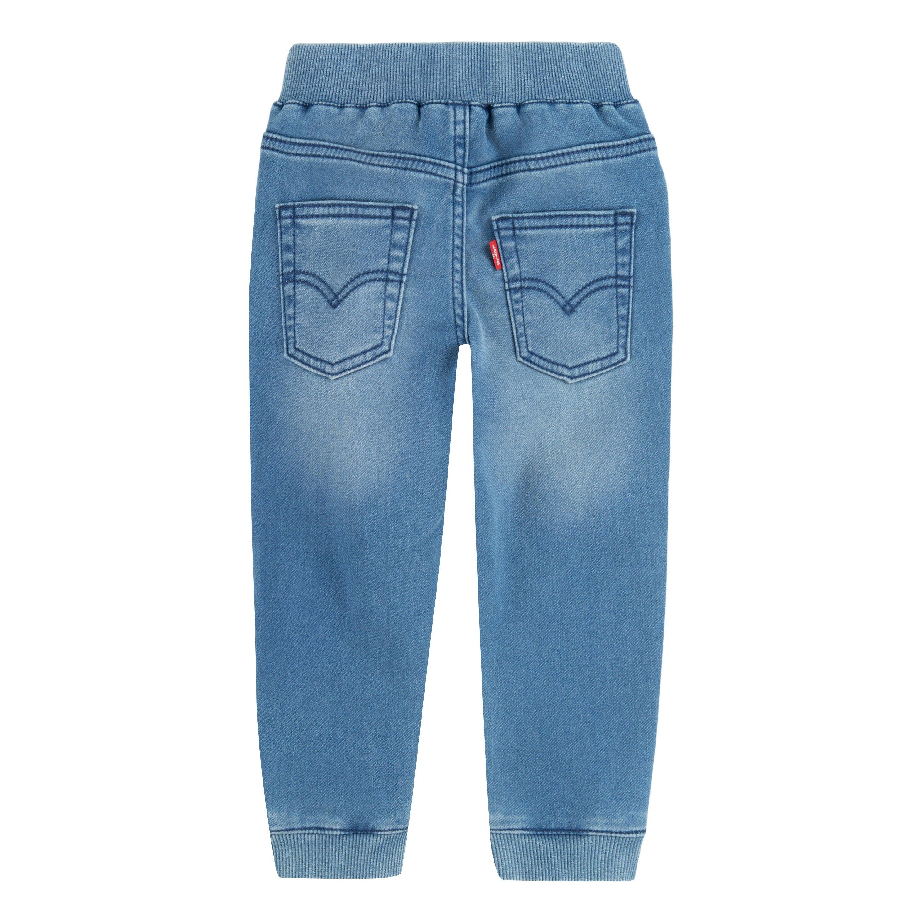 Levi's Toddler Boys' Sea Salt Blue Denim Jogger Pants - SEA SALT BLUE Thumbnail View 7