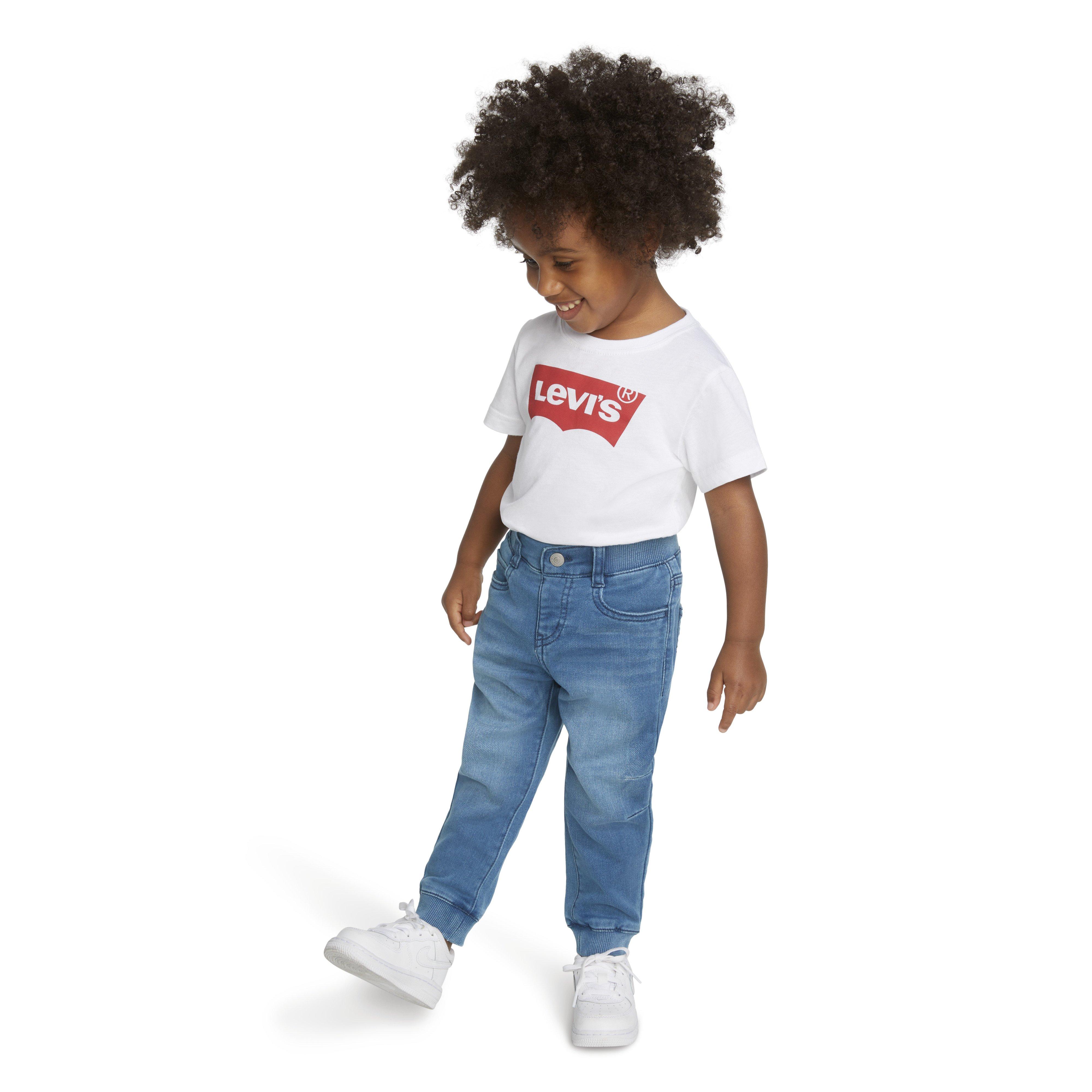 Levi's Toddler Boys' Sea Salt Blue Denim Jogger Pants - SEA SALT BLUE Thumbnail View 8
