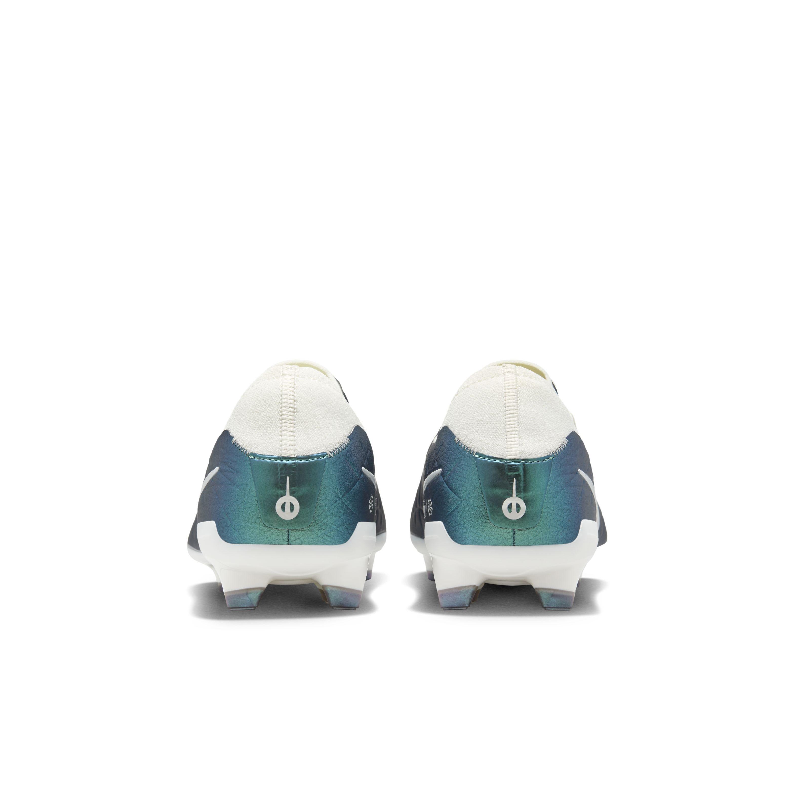 Nike Tiempo Legend 10 Pro 30 FG "Dark Atomic Teal/Sail" Grade School Kids' Soccer Cleat - DK TEAL/SAIL Thumbnail View 5