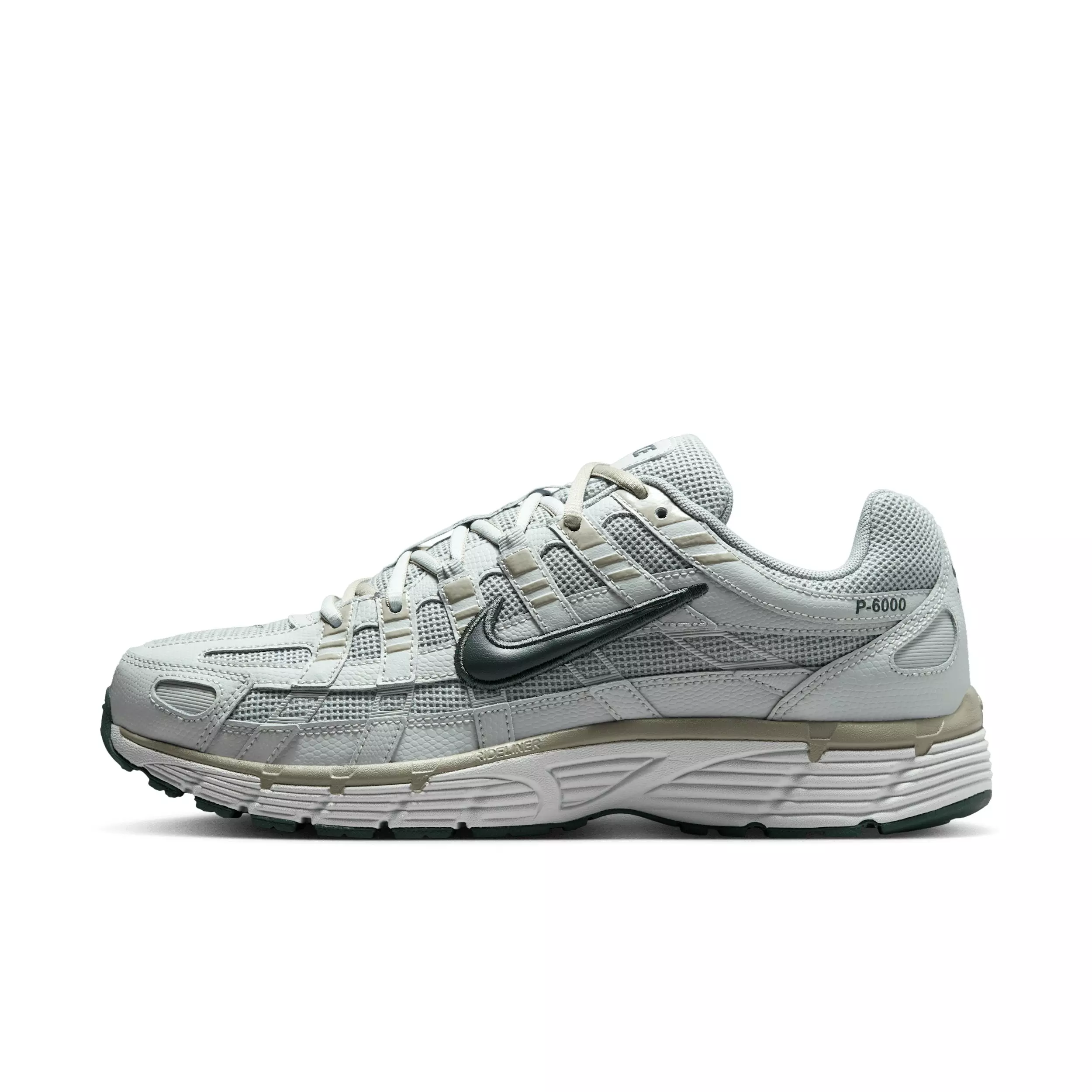 Nike P-6000 "Light Pumice/Light Silver/Spruce Fog/Camo Green" Men's Shoe - LT PUMICE/LT SILVER/SPRUCE/GREEN