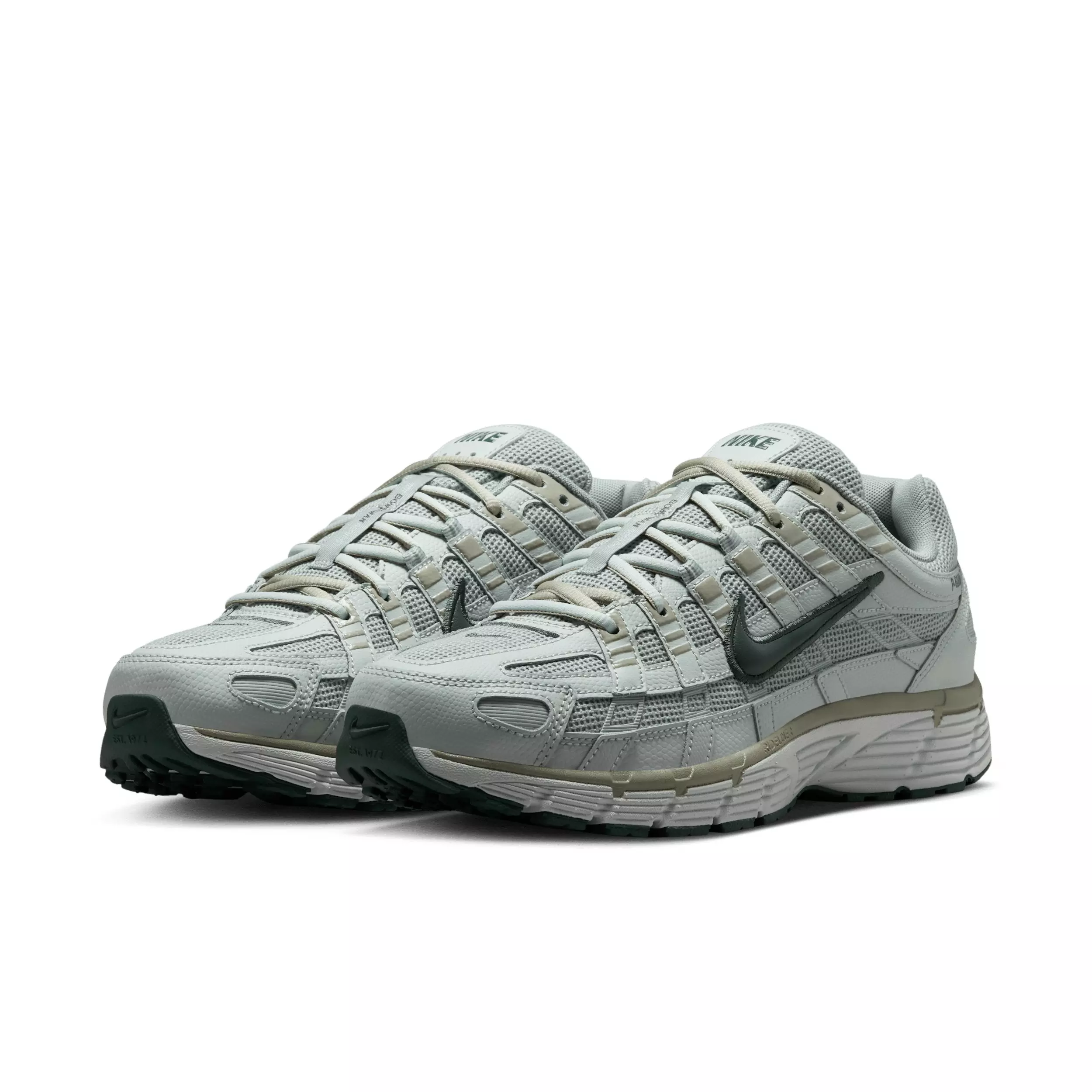 Nike P-6000 "Light Pumice/Light Silver/Spruce Fog/Camo Green" Men's Shoe - LT PUMICE/LT SILVER/SPRUCE/GREEN