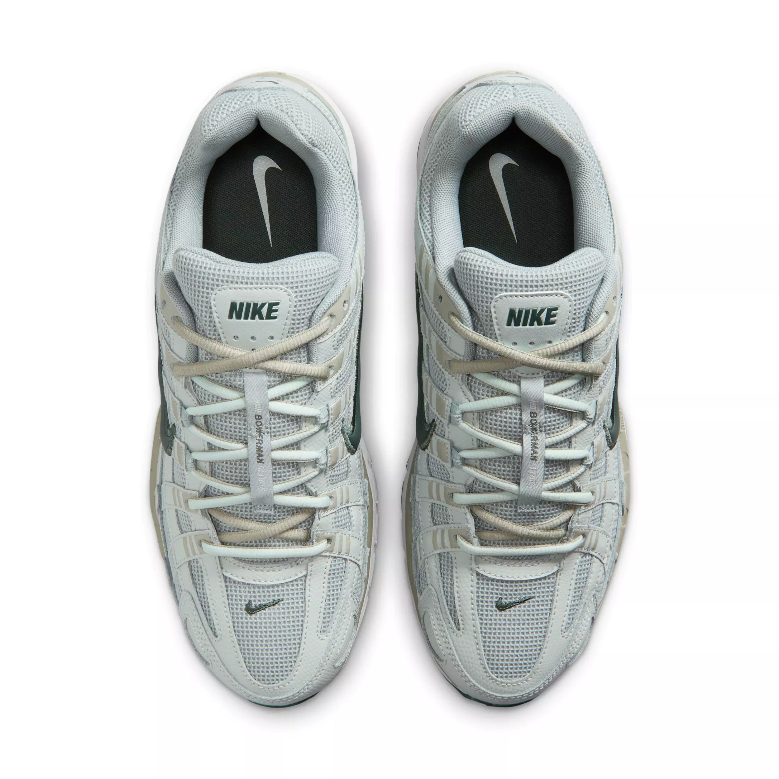 Nike P-6000 "Light Pumice/Light Silver/Spruce Fog/Camo Green" Men's Shoe - LT PUMICE/LT SILVER/SPRUCE/GREEN