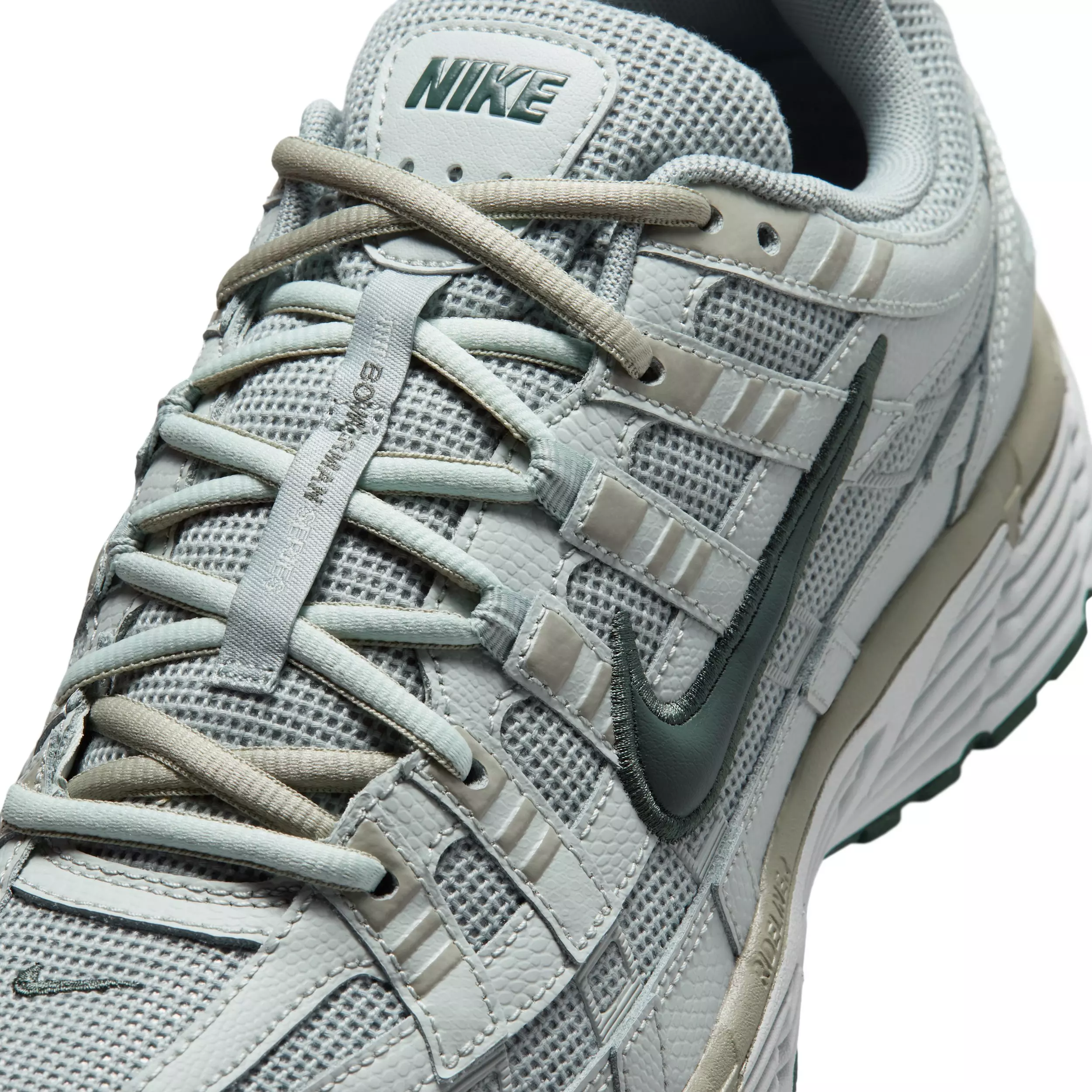 Nike P-6000 "Light Pumice/Light Silver/Spruce Fog/Camo Green" Men's Shoe - LT PUMICE/LT SILVER/SPRUCE/GREEN