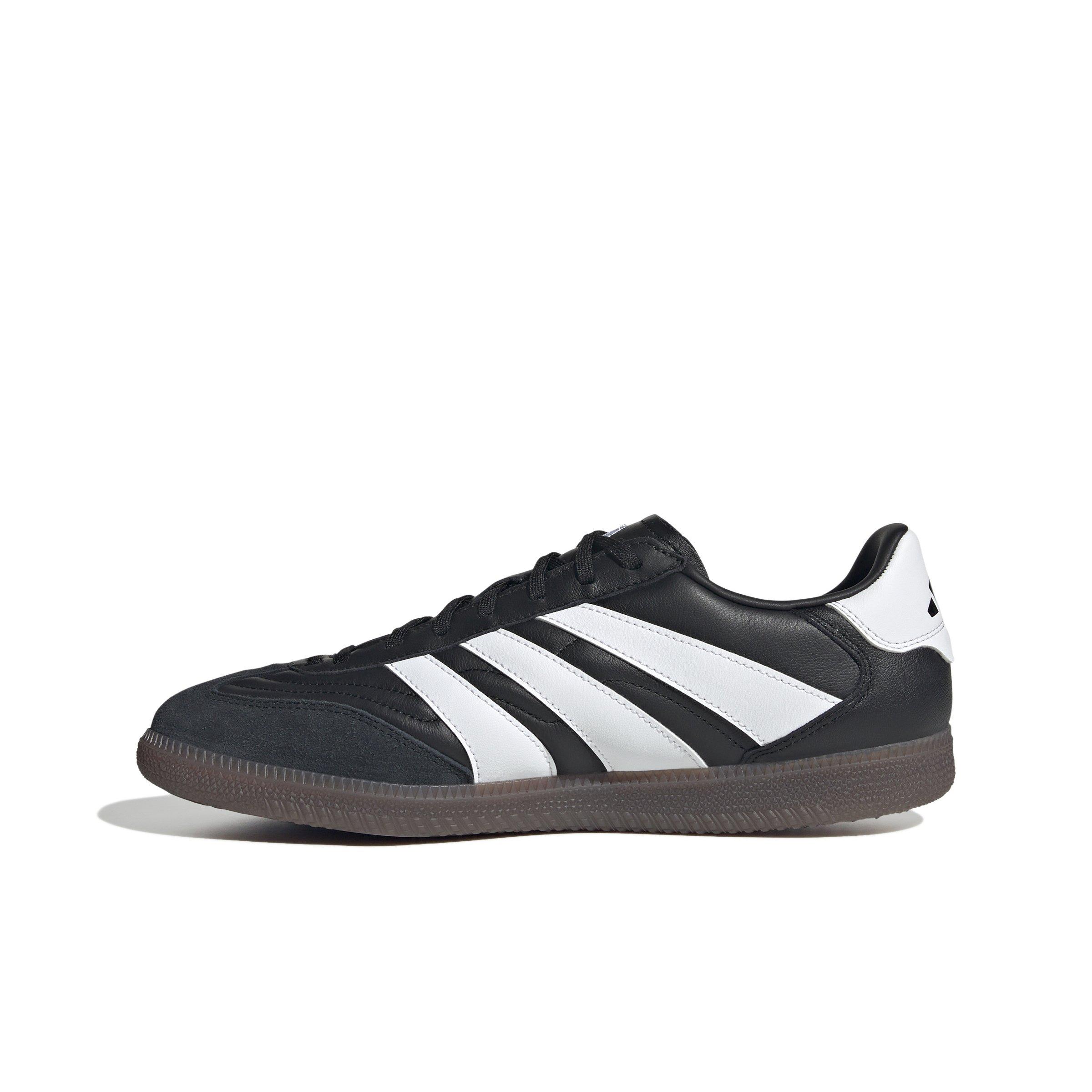 adidas Predator Freestyle Indoor "Core Black/Ftwr White/Gold Metallic" Unisex Soccer Shoe - BLACK/WHITE/GOLD Thumbnail View 2