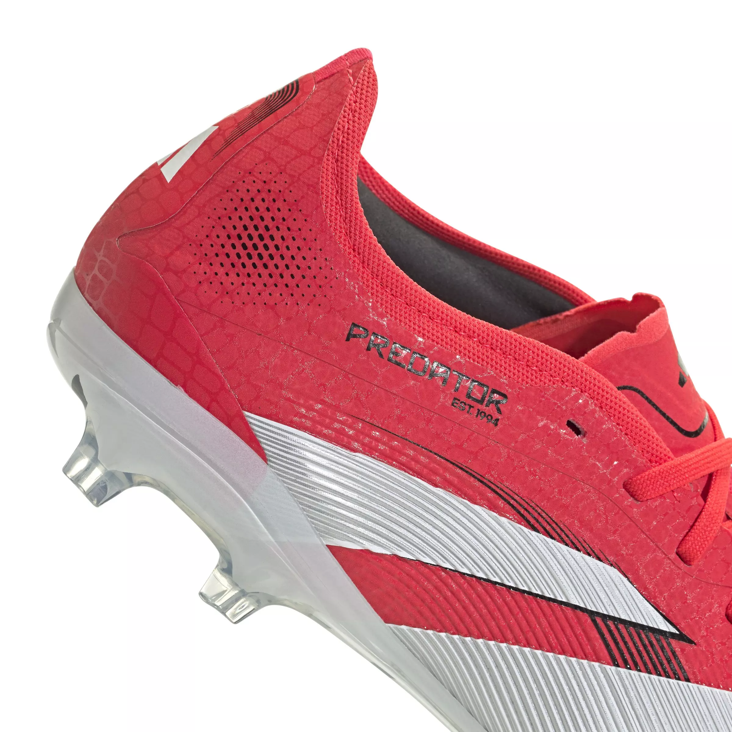 adidas Predator Pro FG "Lucid Red/Ftwr White/Core Black" Unisex Soccer Cleat - RED/WHITE/BLACK