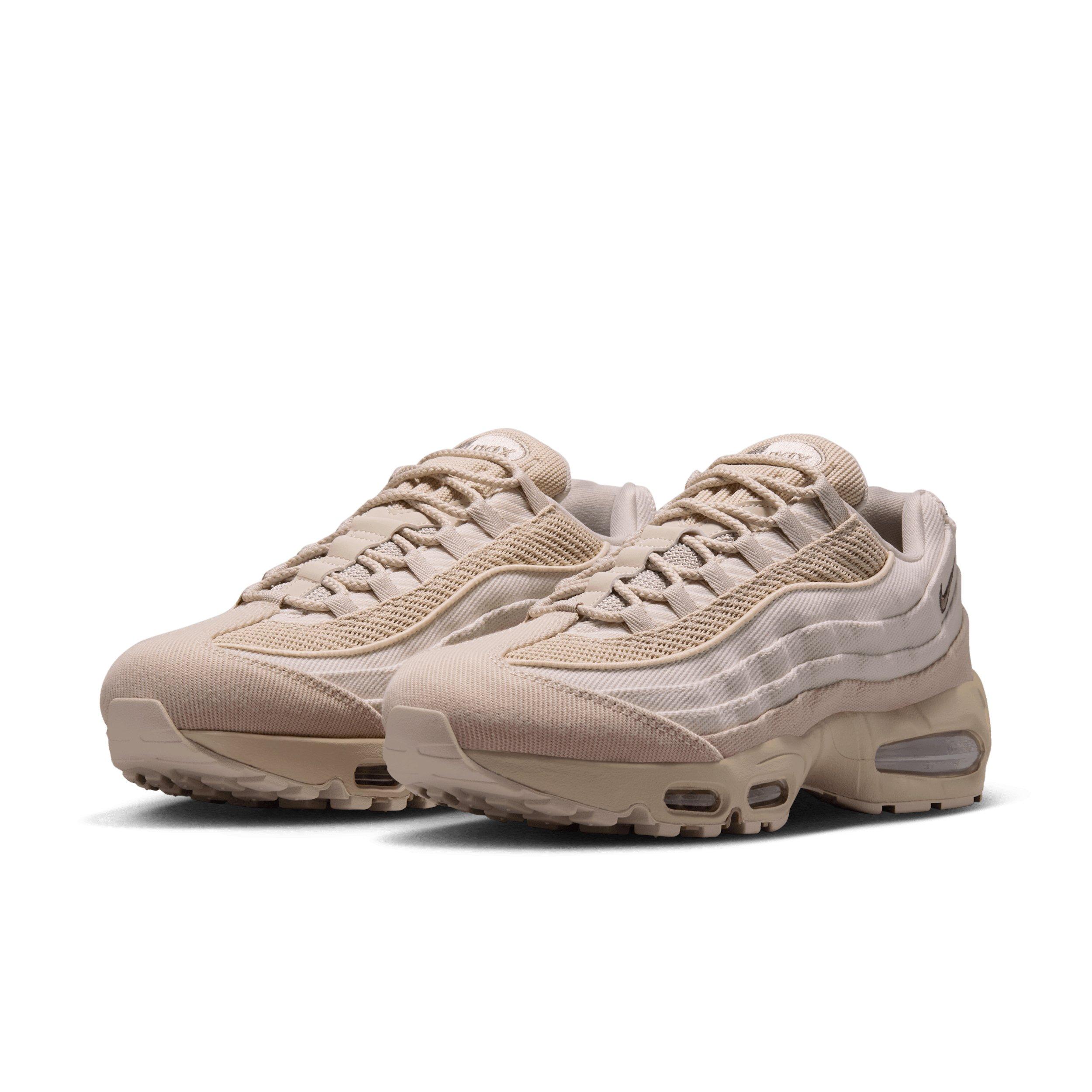 Nike Air Max 95 Big Bubble "Cream II/Light Orewood Brown/Newsprint/Moon Fossil" Men's Shoe - CREAM/LT BROWN/NEWSPRINT/MOON
