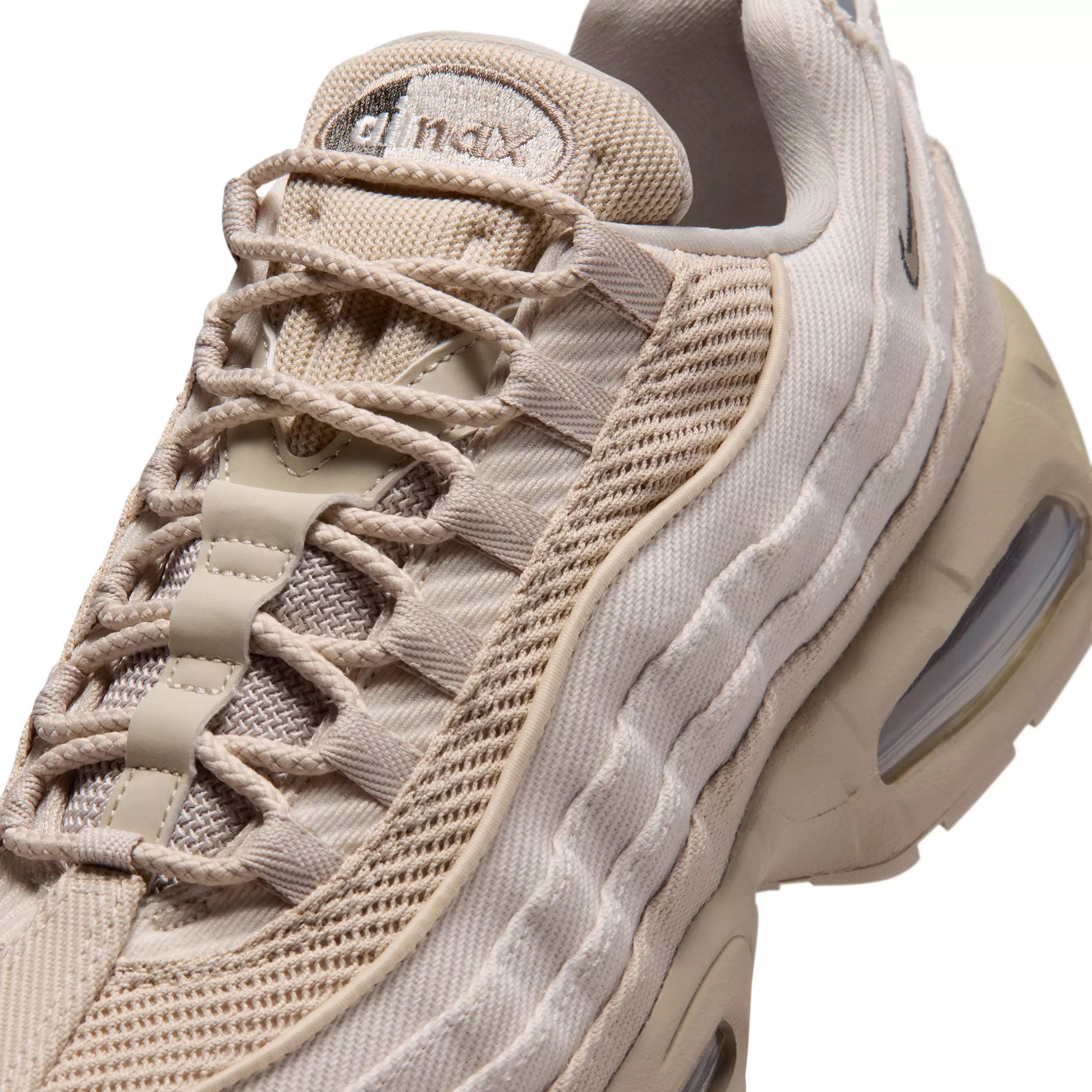 Nike Air Max 95 Big Bubble "Cream II/Light Orewood Brown/Newsprint/Moon Fossil" Men's Shoe - CREAM/LT BROWN/NEWSPRINT/MOON