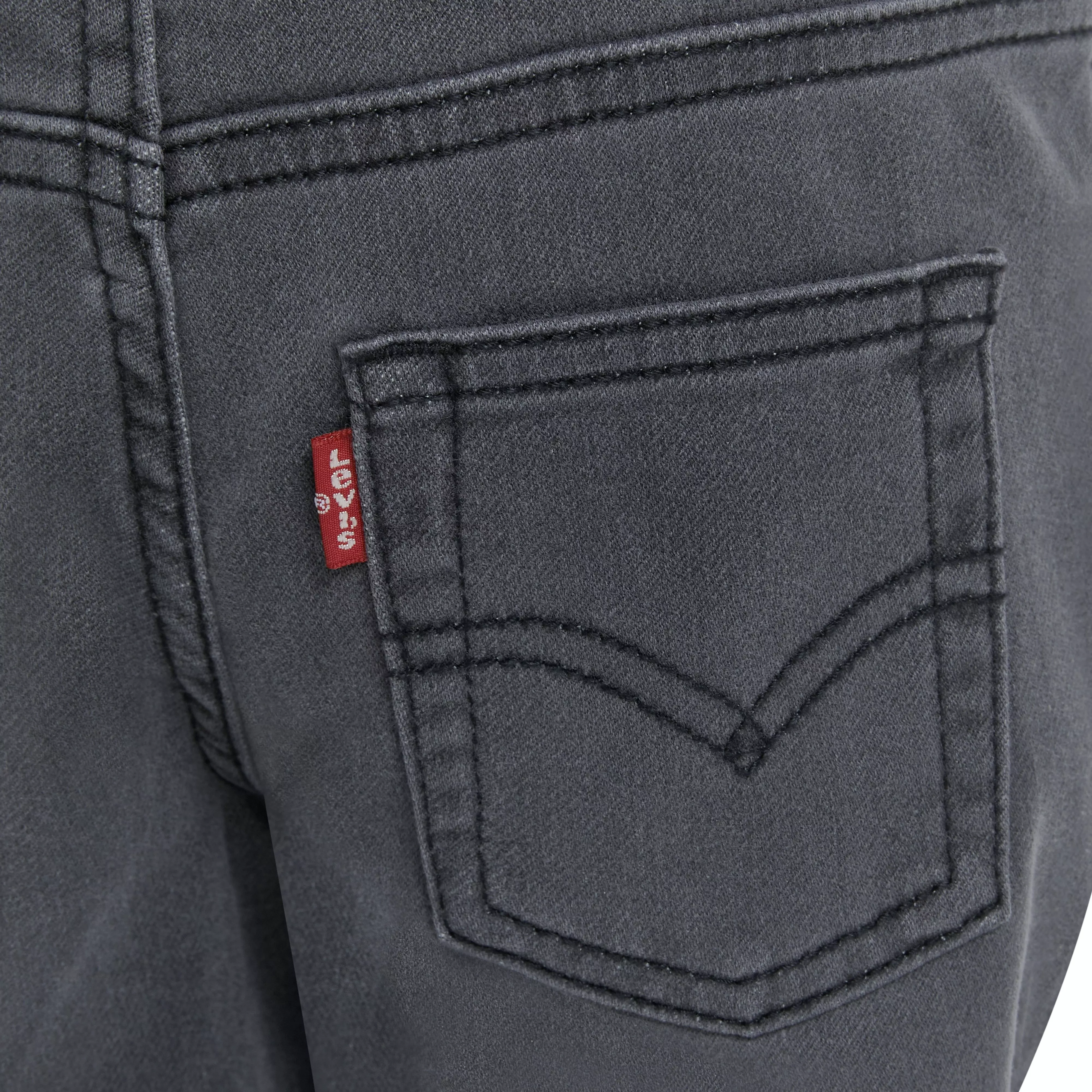 Levi's Toddler Boys' Pebble Grey Denim Jogger Pants - GREY