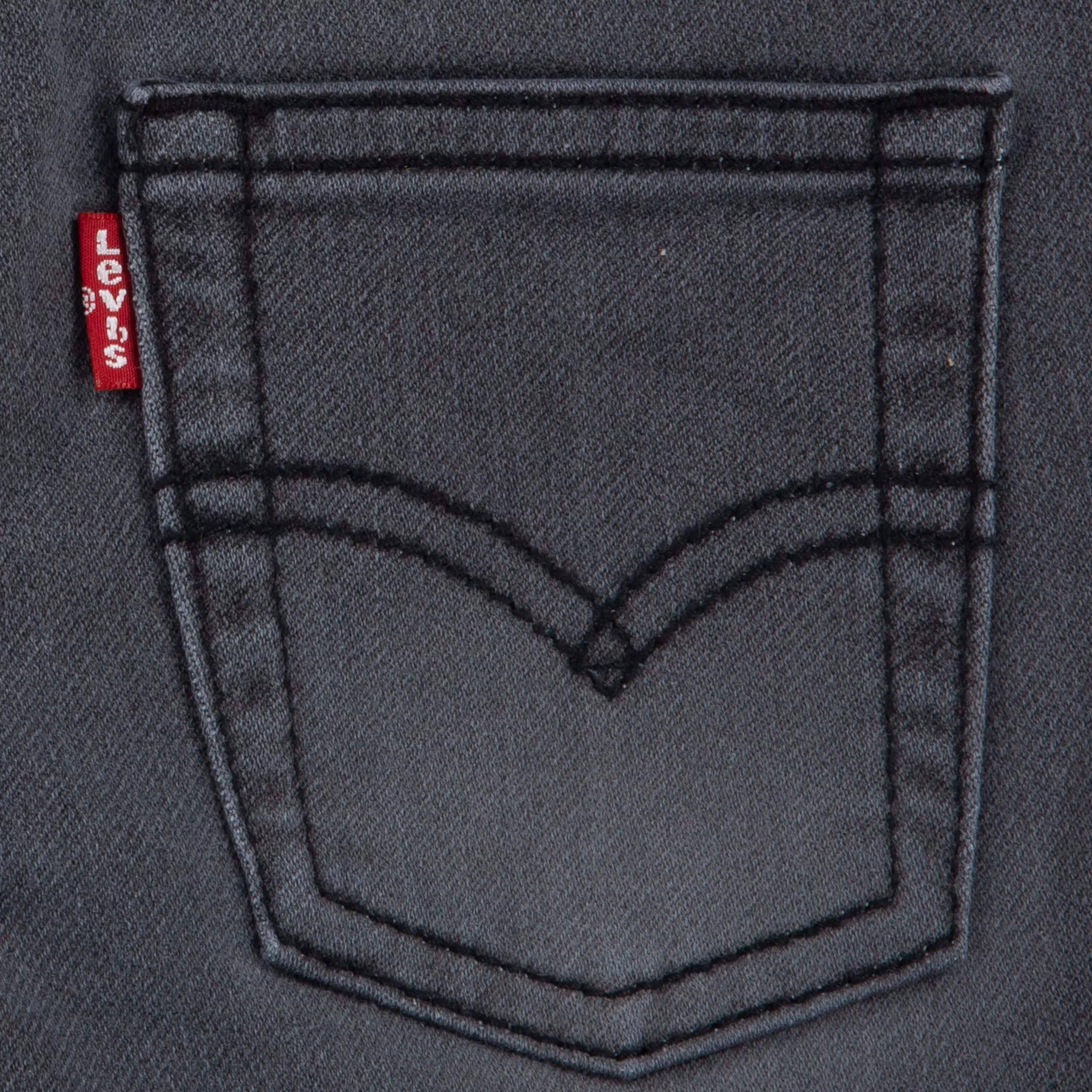 Levi's Toddler Boys' Pebble Grey Denim Jogger Pants - GREY