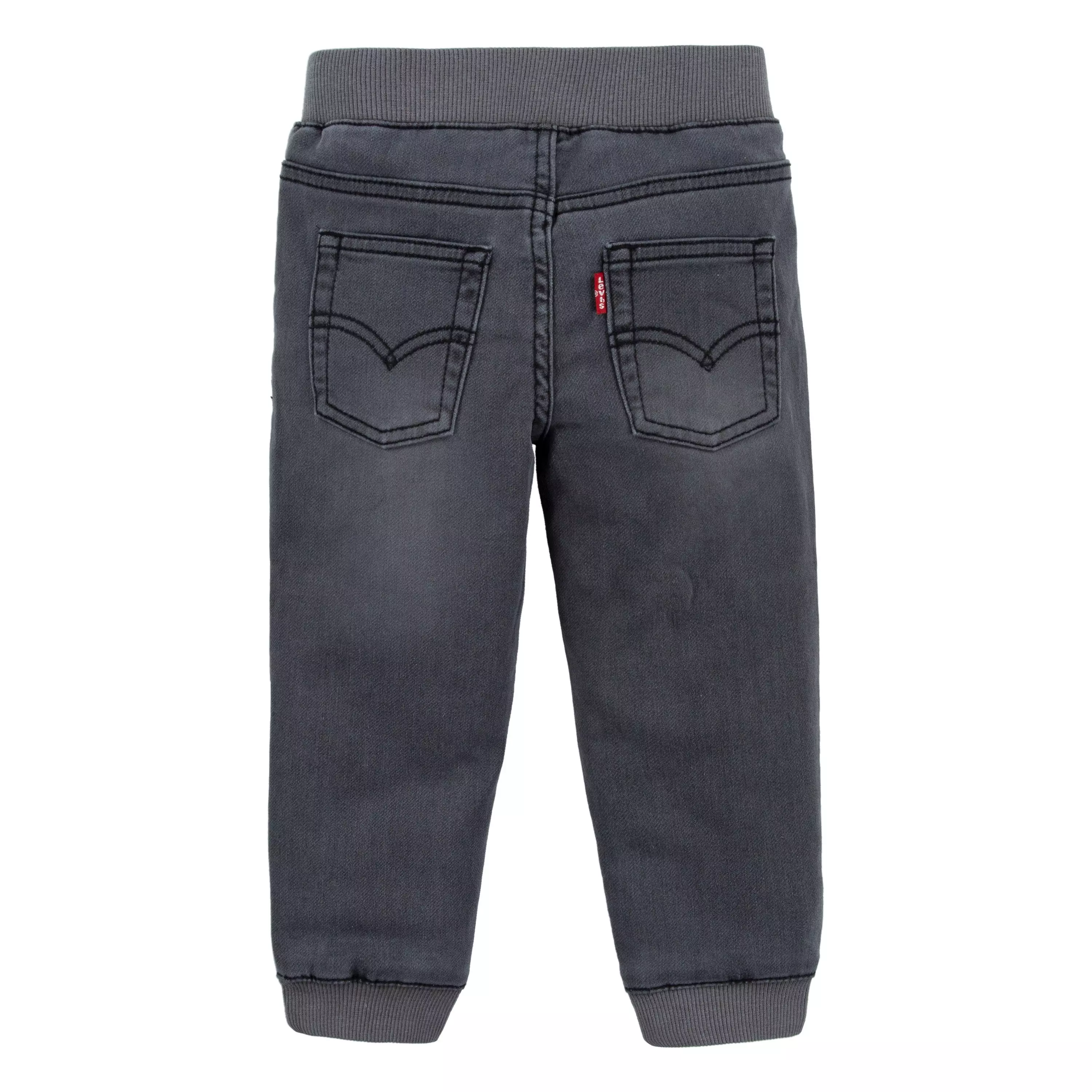 Levi's Toddler Boys' Pebble Grey Denim Jogger Pants - GREY