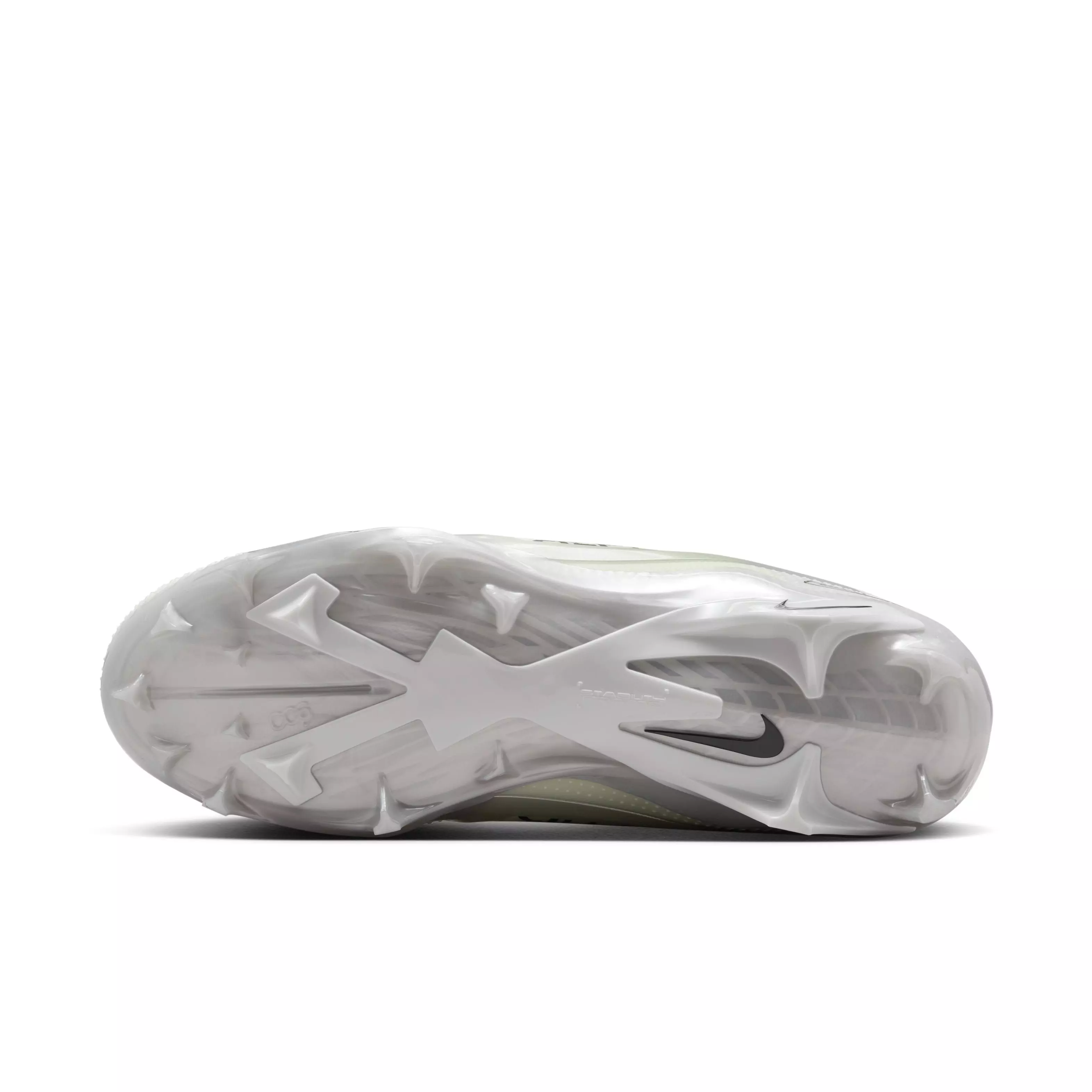 Nike Alpha Menace 4 Elite "White/Metallic Silver/Photon Dust/Black" Men's Football Cleat - WHITE/SILVER/DUST/BLACK