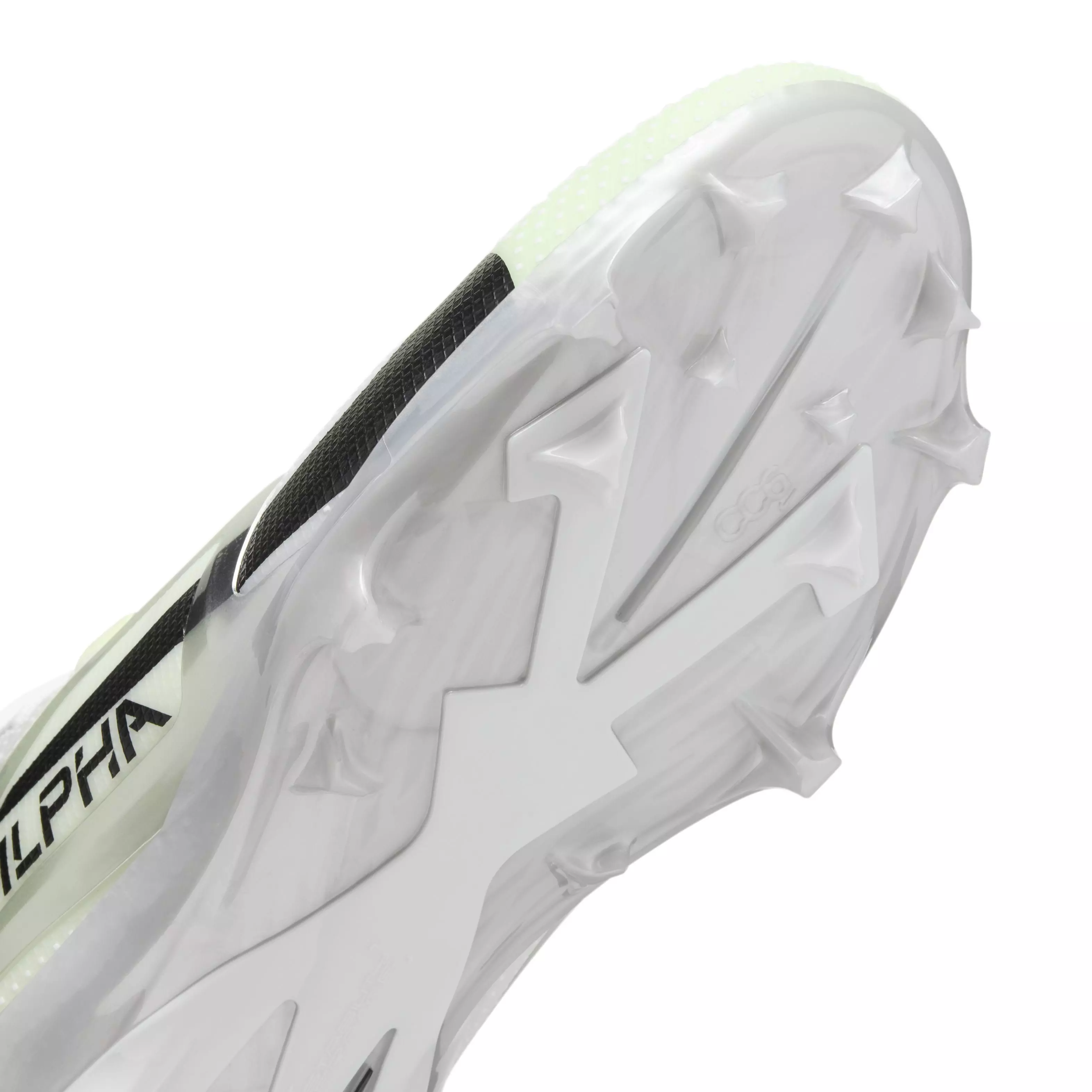 Nike Alpha Menace 4 Elite "White/Metallic Silver/Photon Dust/Black" Men's Football Cleat - WHITE/SILVER/DUST/BLACK
