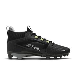 Nike Alpha Menace 4 Elite "Black/Light Smoke Grey/Metallic Silver/White" Men's Football Cleat