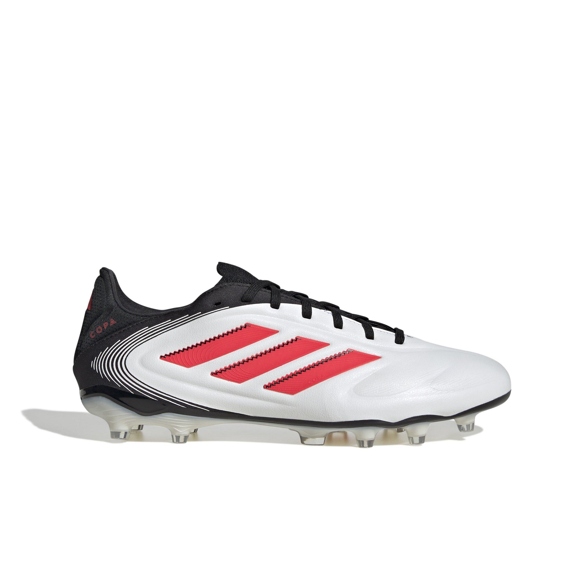 adidas Copa Pure 3 Pro FG "Ftwr White/Lucid Red/Core Black" Unisex Soccer Cleat - WHITE/RED/BLACK Thumbnail View 1