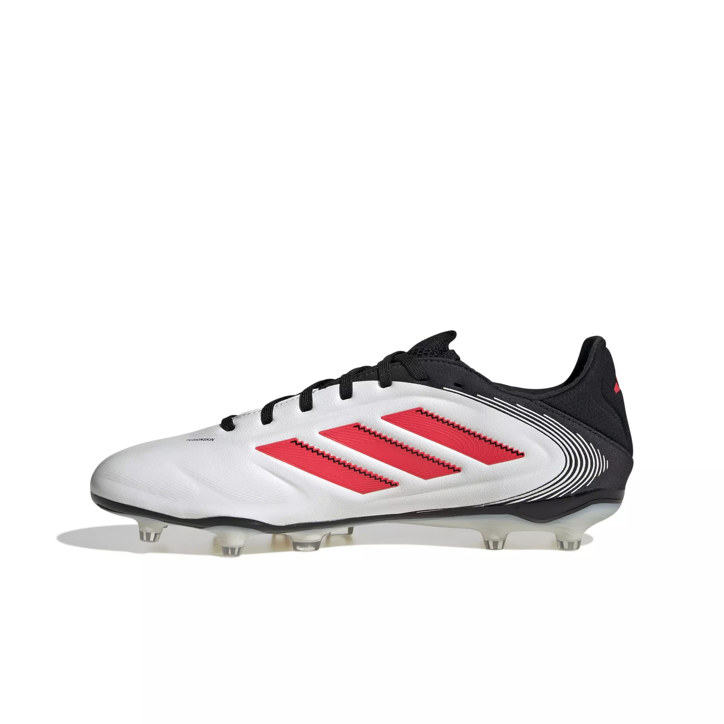 adidas Copa Pure 3 Pro FG "Ftwr White/Lucid Red/Core Black" Unisex Soccer Cleat - WHITE/RED/BLACK