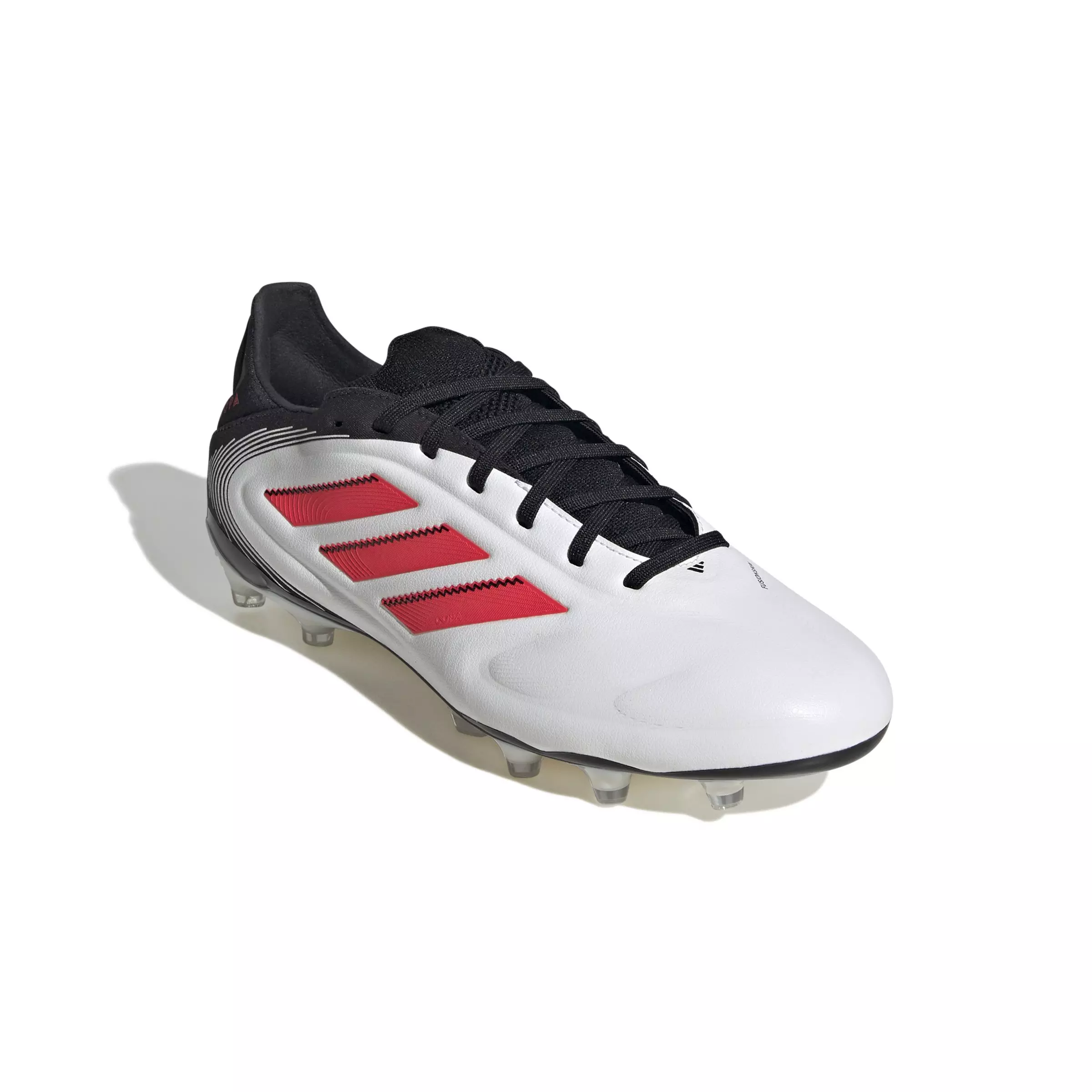 adidas Copa Pure 3 Pro FG "Ftwr White/Lucid Red/Core Black" Unisex Soccer Cleat - WHITE/RED/BLACK