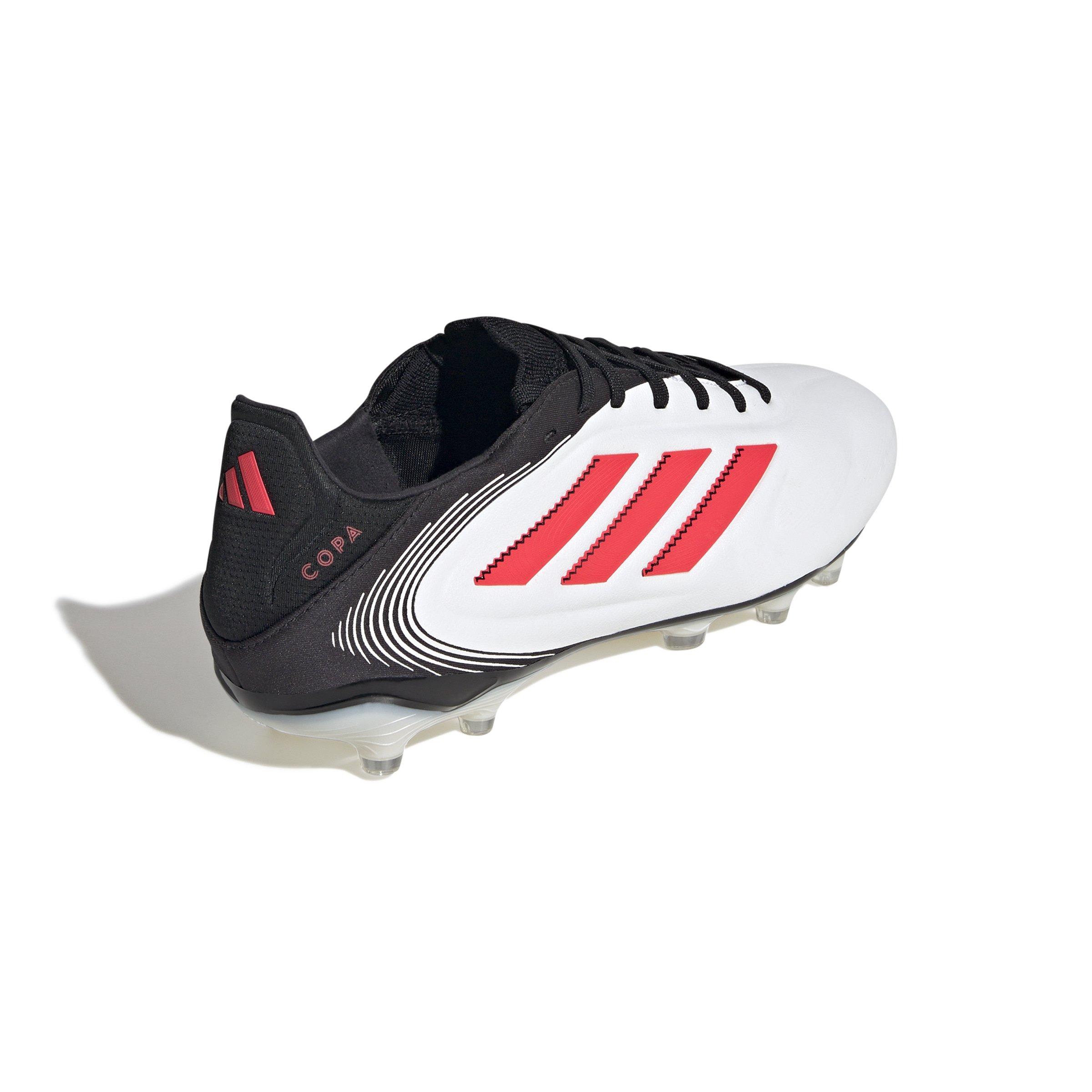 adidas Copa Pure 3 Pro FG "Ftwr White/Lucid Red/Core Black" Unisex Soccer Cleat - WHITE/RED/BLACK Thumbnail View 4