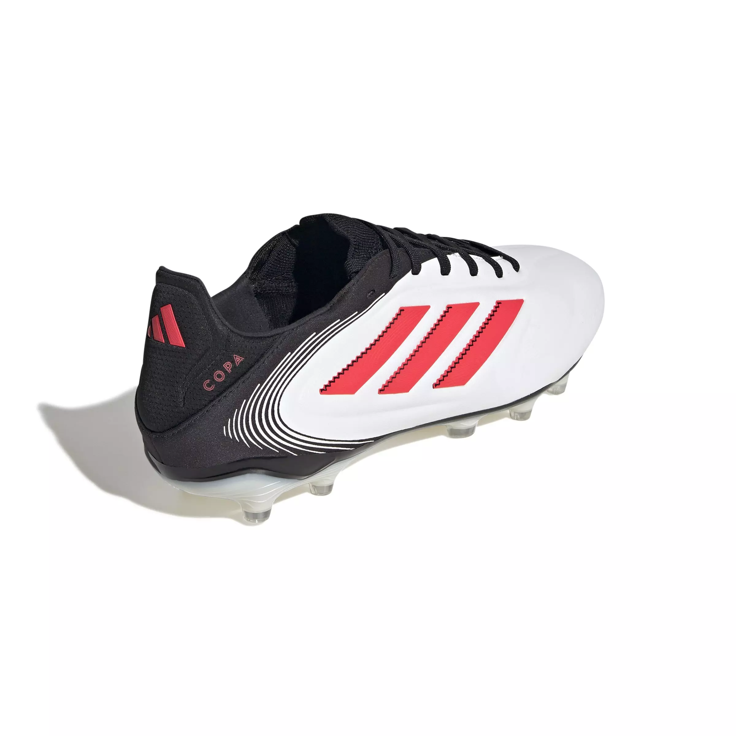 adidas Copa Pure 3 Pro FG "Ftwr White/Lucid Red/Core Black" Unisex Soccer Cleat - WHITE/RED/BLACK