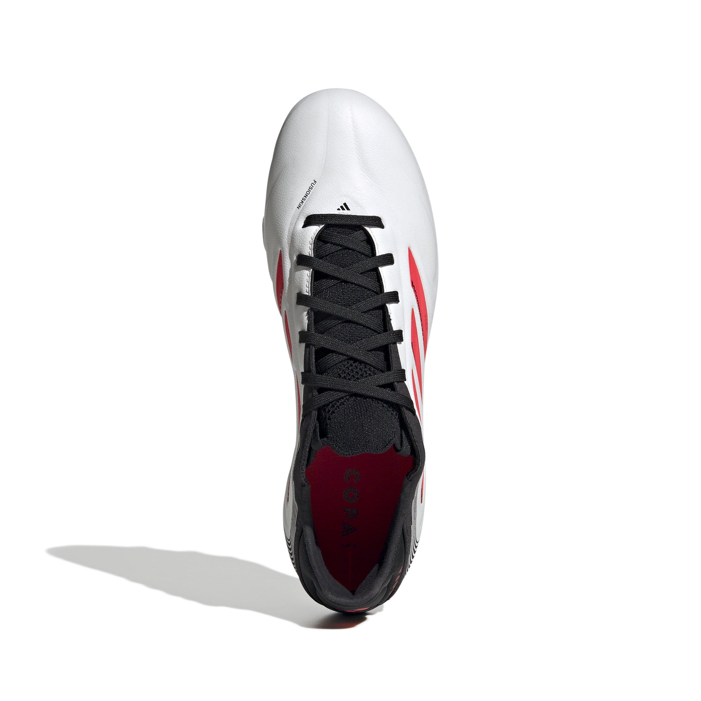 adidas Copa Pure 3 Pro FG "Ftwr White/Lucid Red/Core Black" Unisex Soccer Cleat - WHITE/RED/BLACK Thumbnail View 5