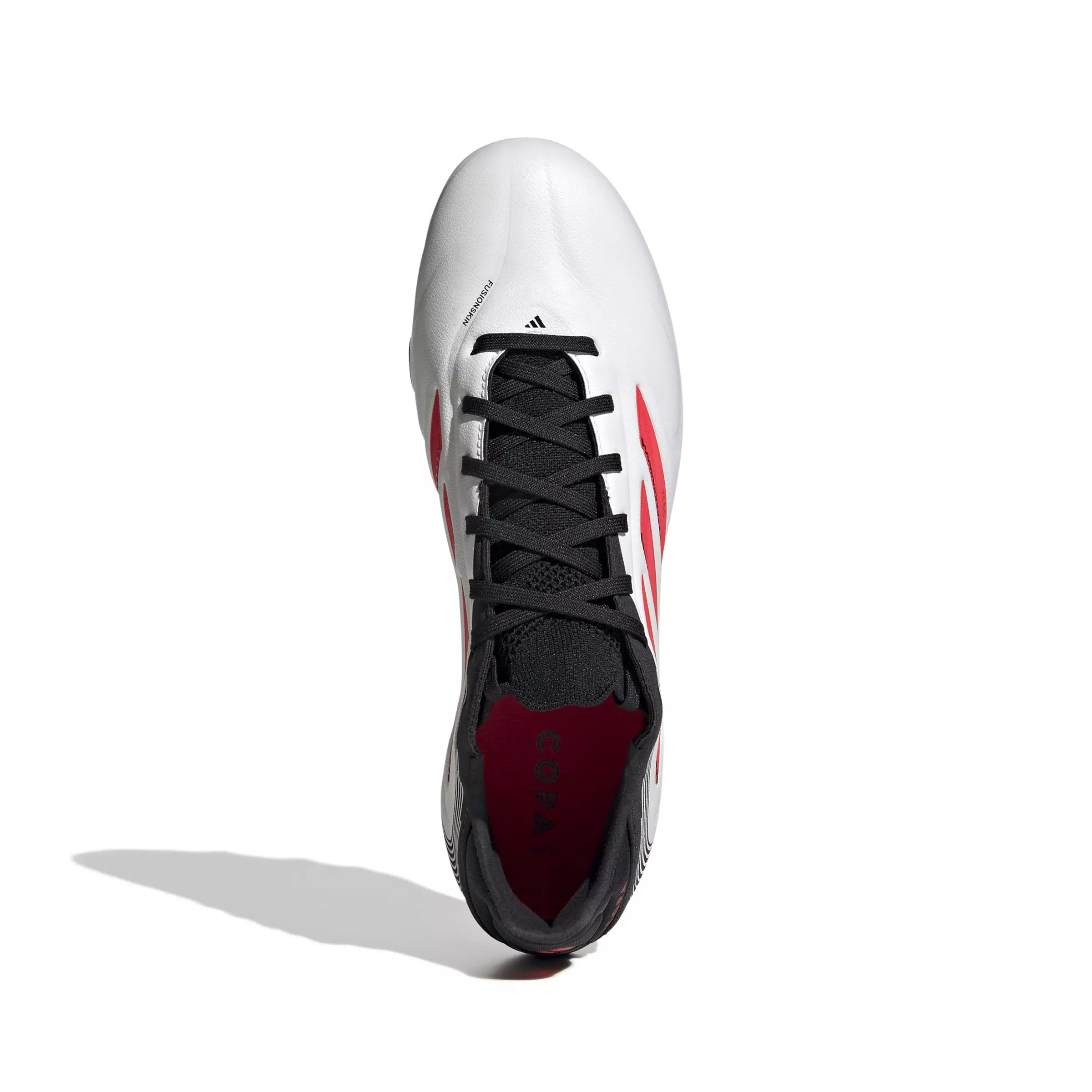 adidas Copa Pure 3 Pro FG "Ftwr White/Lucid Red/Core Black" Unisex Soccer Cleat - WHITE/RED/BLACK