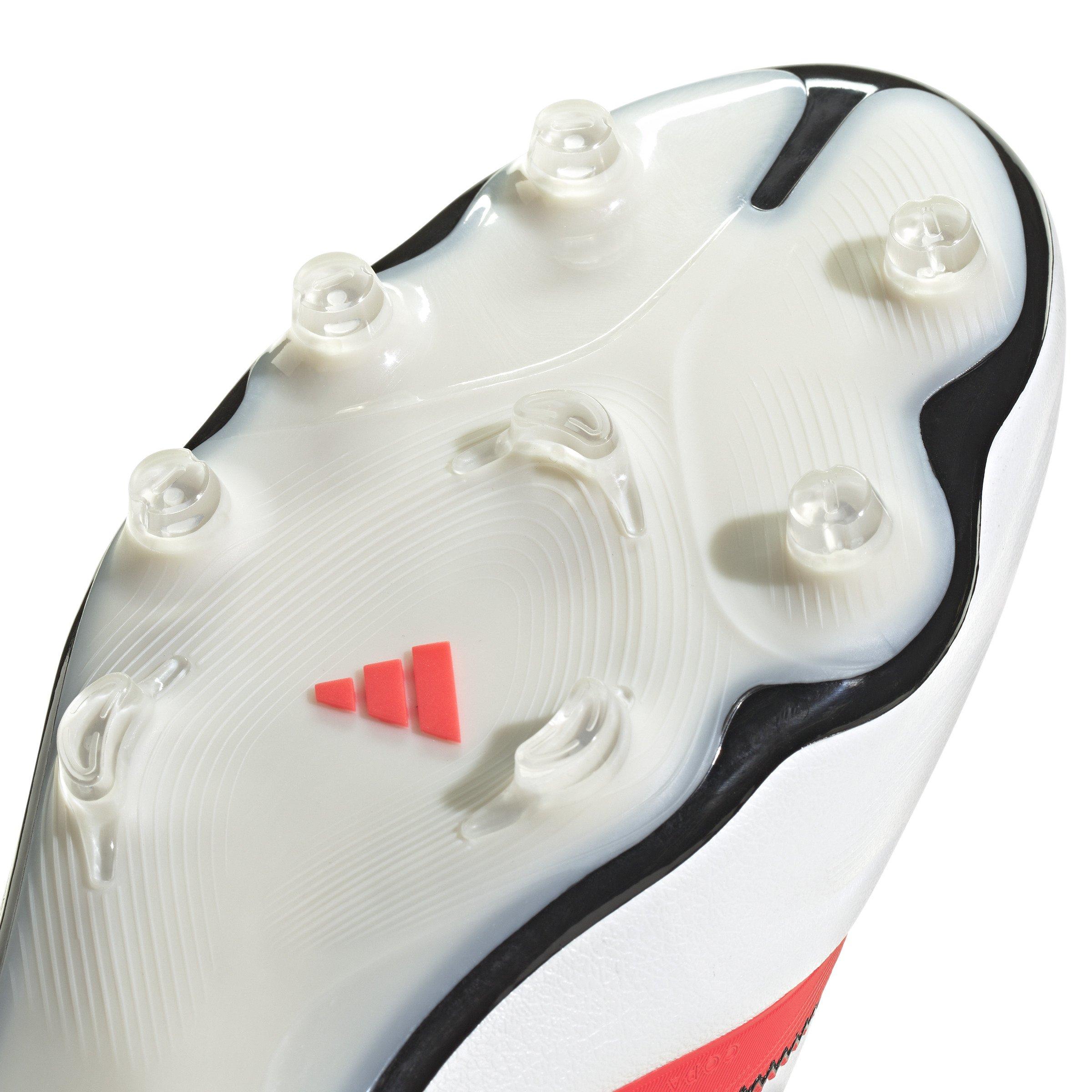 adidas Copa Pure 3 Pro FG "Ftwr White/Lucid Red/Core Black" Unisex Soccer Cleat - WHITE/RED/BLACK Thumbnail View 8