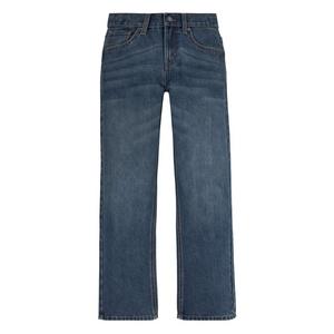 Levi's Big Boys' 505 Regular Fit Navy Wash Denim Jeans