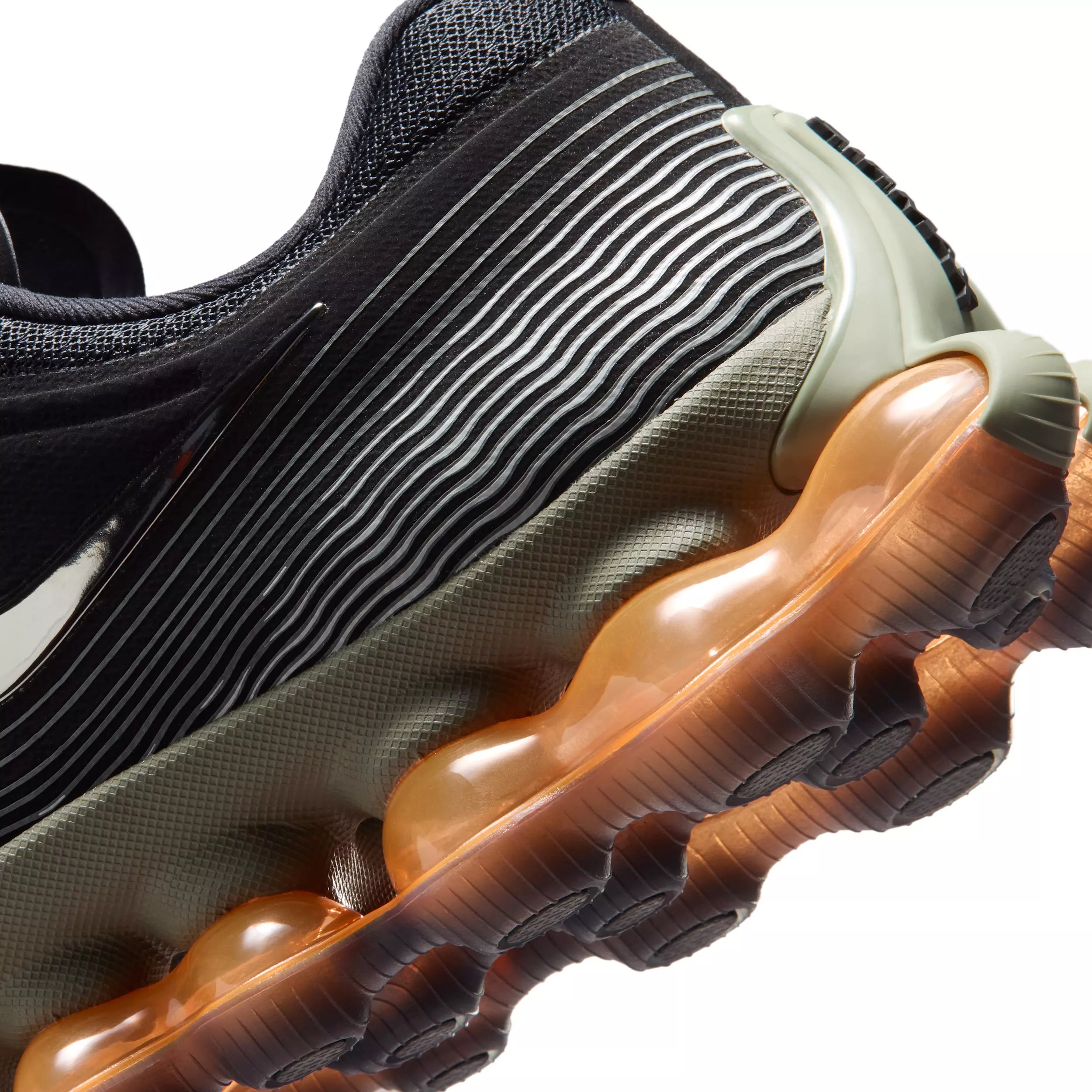 Nike Air Liquid Max AW "Black/Light Army/Pure Platinum/Metallic Silver" Men's Shoe - BLACK/LT ARMY/PLATINUM/SILVER