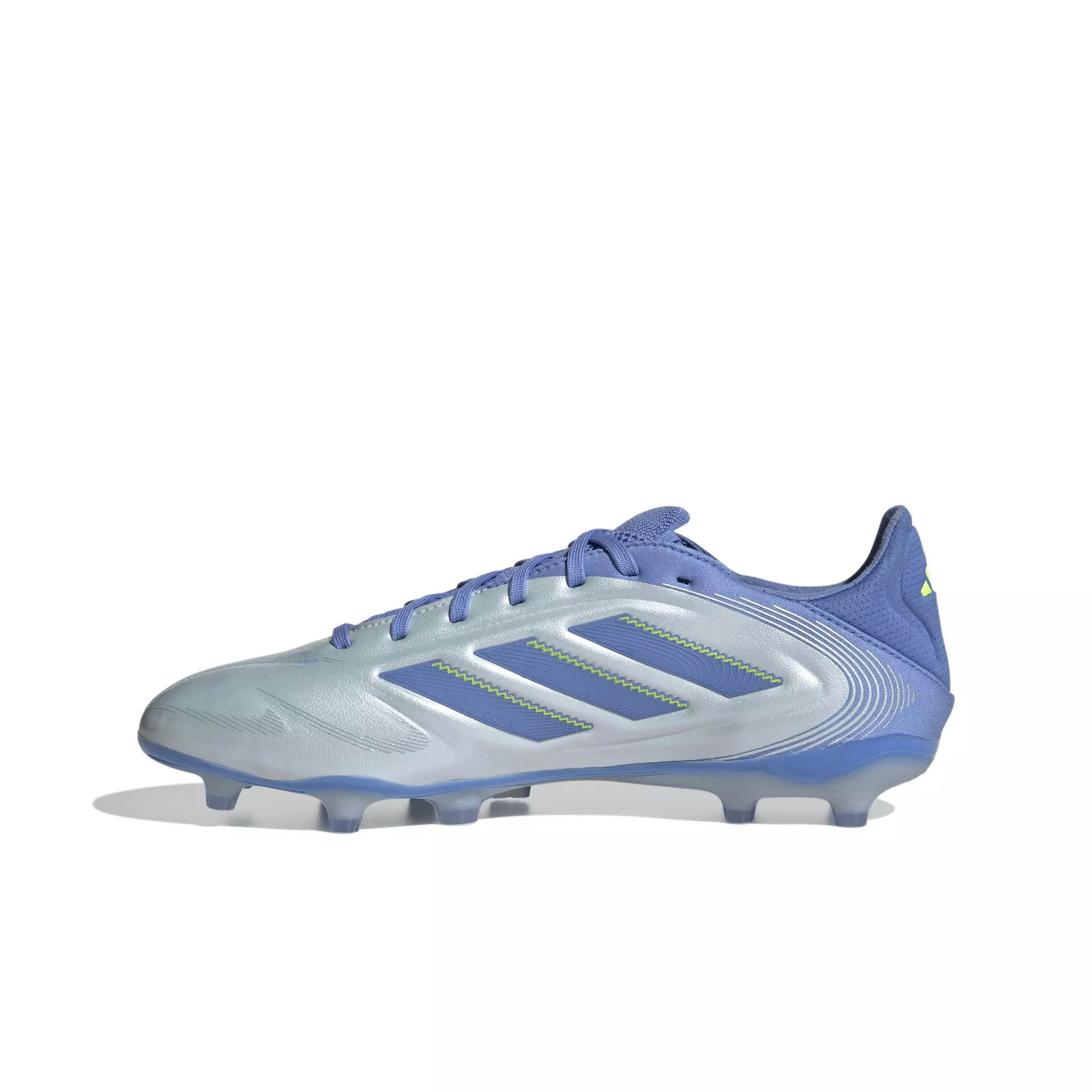 adidas Copa Pure 3 Pro FG "Halo Blue/Blue Fusion/Lucid Lemon" Unisex Soccer Cleat - BLUE/BLUE/LEMON