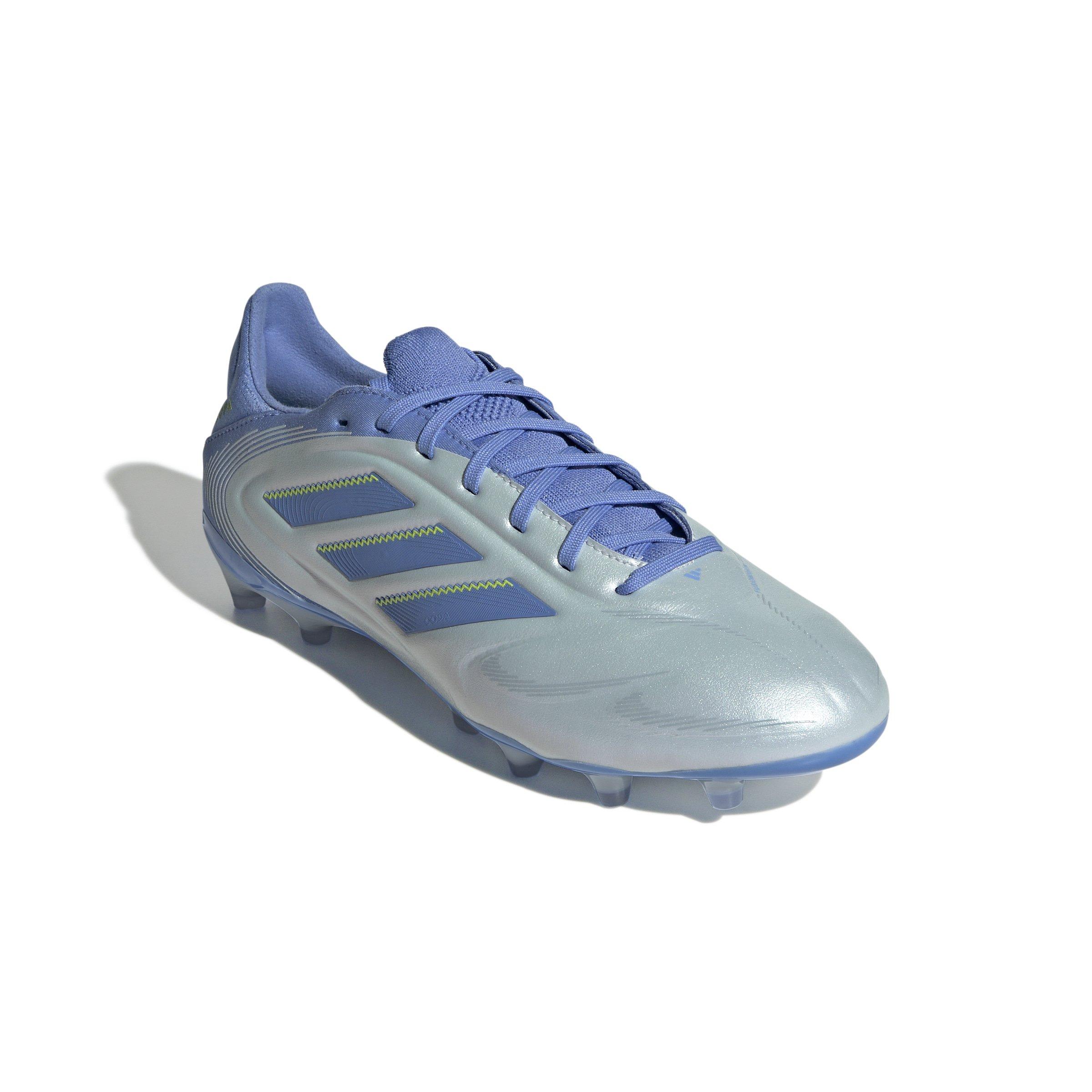 adidas Copa Pure 3 Pro FG "Halo Blue/Blue Fusion/Lucid Lemon" Unisex Soccer Cleat - BLUE/BLUE/LEMON Thumbnail View 3