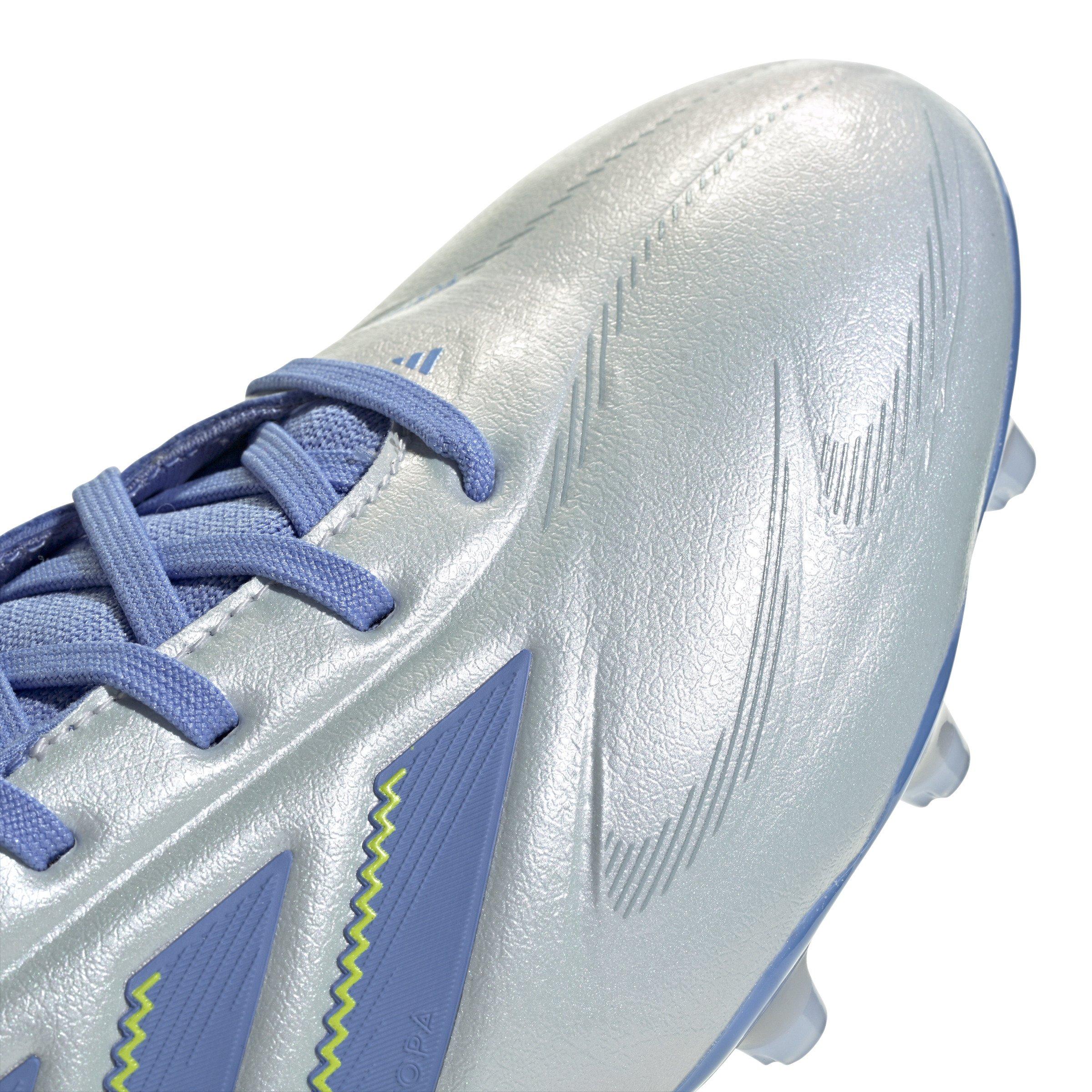 adidas Copa Pure 3 Pro FG "Halo Blue/Blue Fusion/Lucid Lemon" Unisex Soccer Cleat - BLUE/BLUE/LEMON Thumbnail View 7