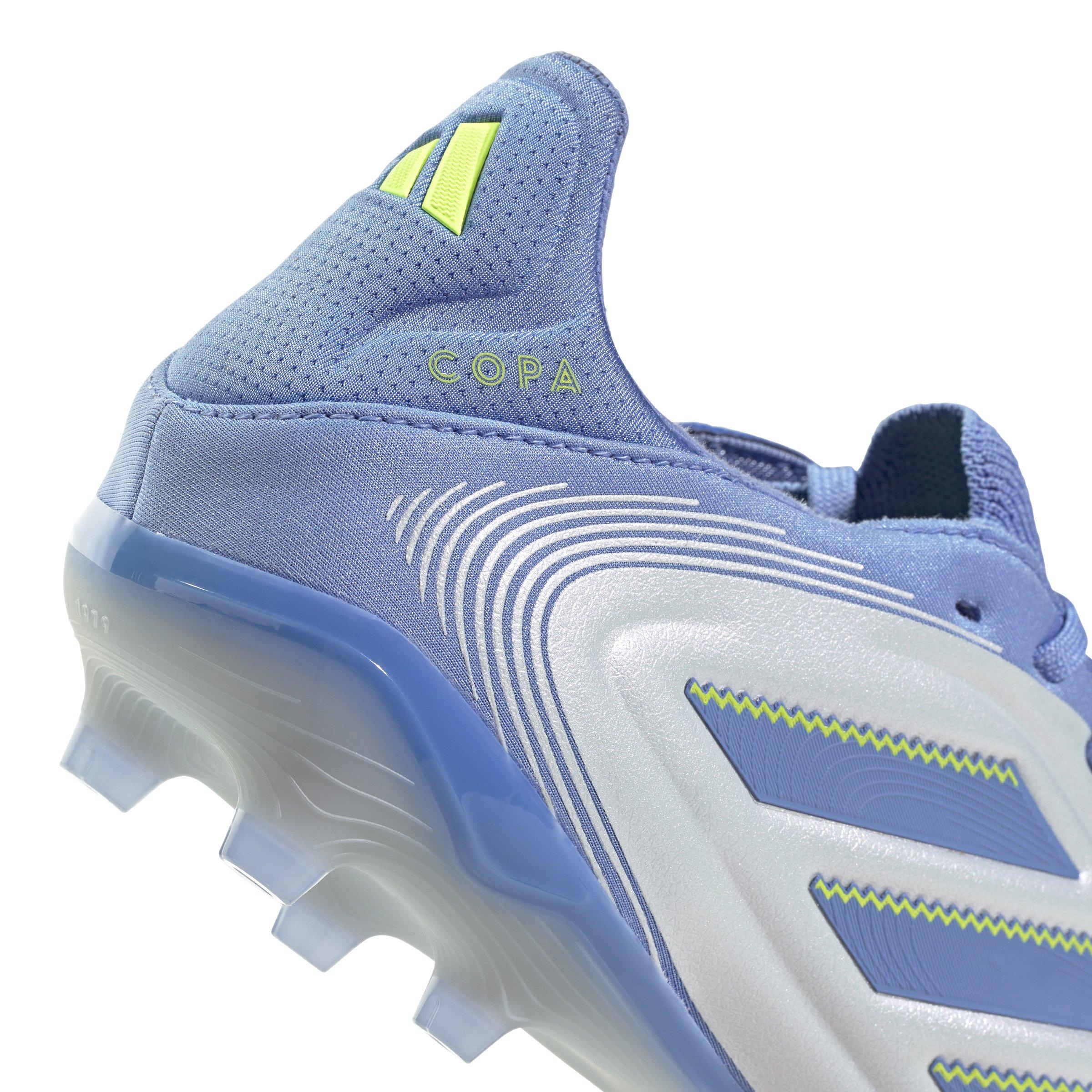 adidas Copa Pure 3 Pro FG "Halo Blue/Blue Fusion/Lucid Lemon" Unisex Soccer Cleat - BLUE/BLUE/LEMON Thumbnail View 8