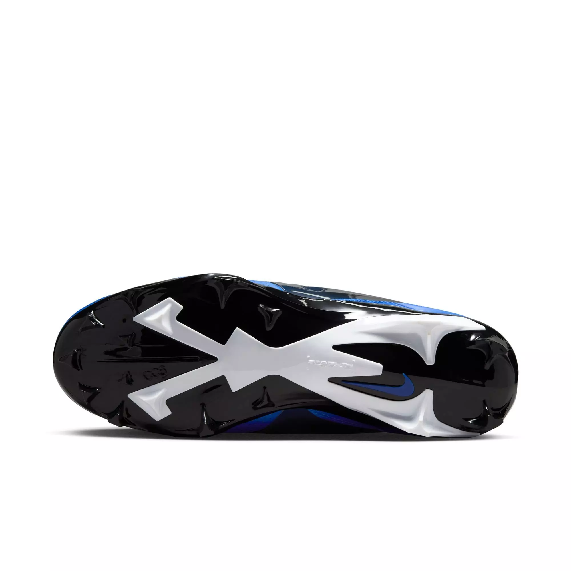 Nike Alpha Menace 4 Pro "Hyper Royal/Metallic Silver/Midnight Navy/White" Men's Football Cleat - ROYAL/SILVER/NAVY/WHITE