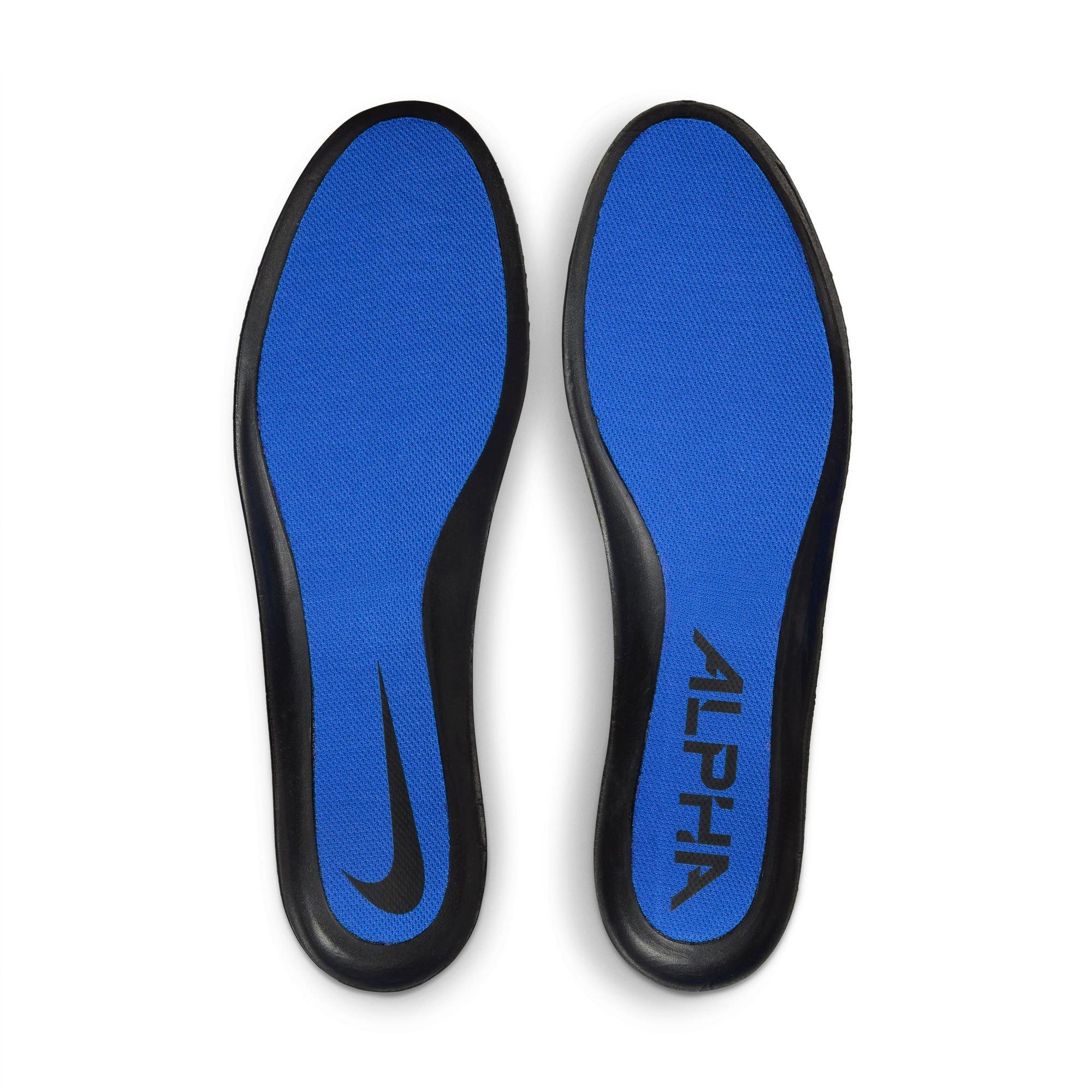 Nike Alpha Menace 4 Pro "Hyper Royal/Metallic Silver/Midnight Navy/White" Men's Football Cleat - ROYAL/SILVER/NAVY/WHITE Thumbnail View 10