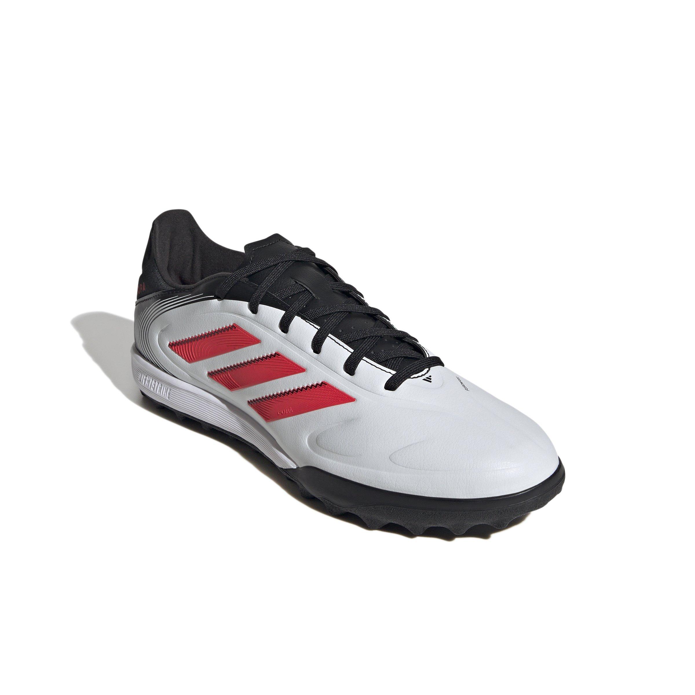 adidas Copa Pure 3 League Turf "Ftwr White/Lucid Red/Core Black" Unisex Soccer Shoe - WHITE/RED/BLACK Thumbnail View 3