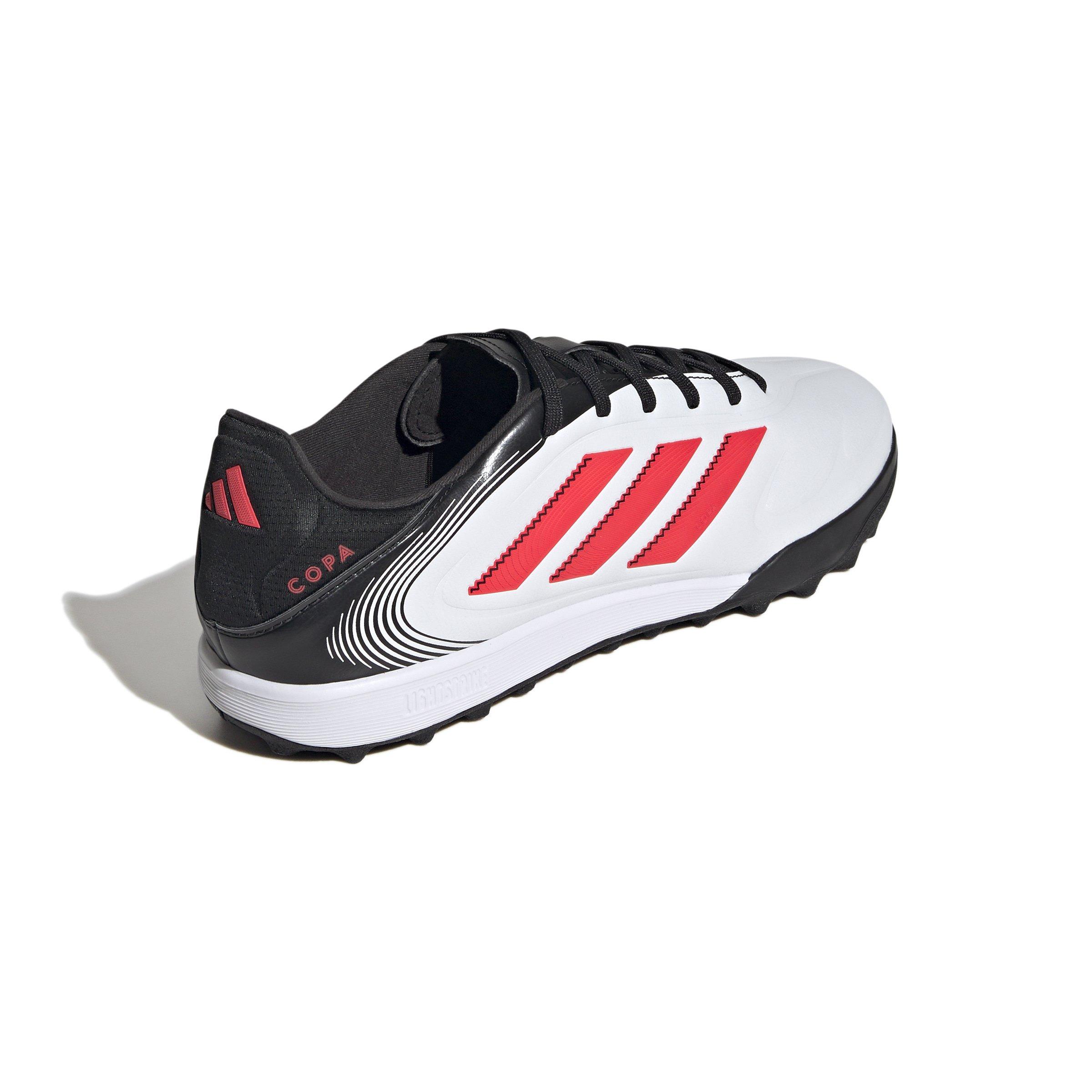 adidas Copa Pure 3 League Turf "Ftwr White/Lucid Red/Core Black" Unisex Soccer Shoe - WHITE/RED/BLACK Thumbnail View 4