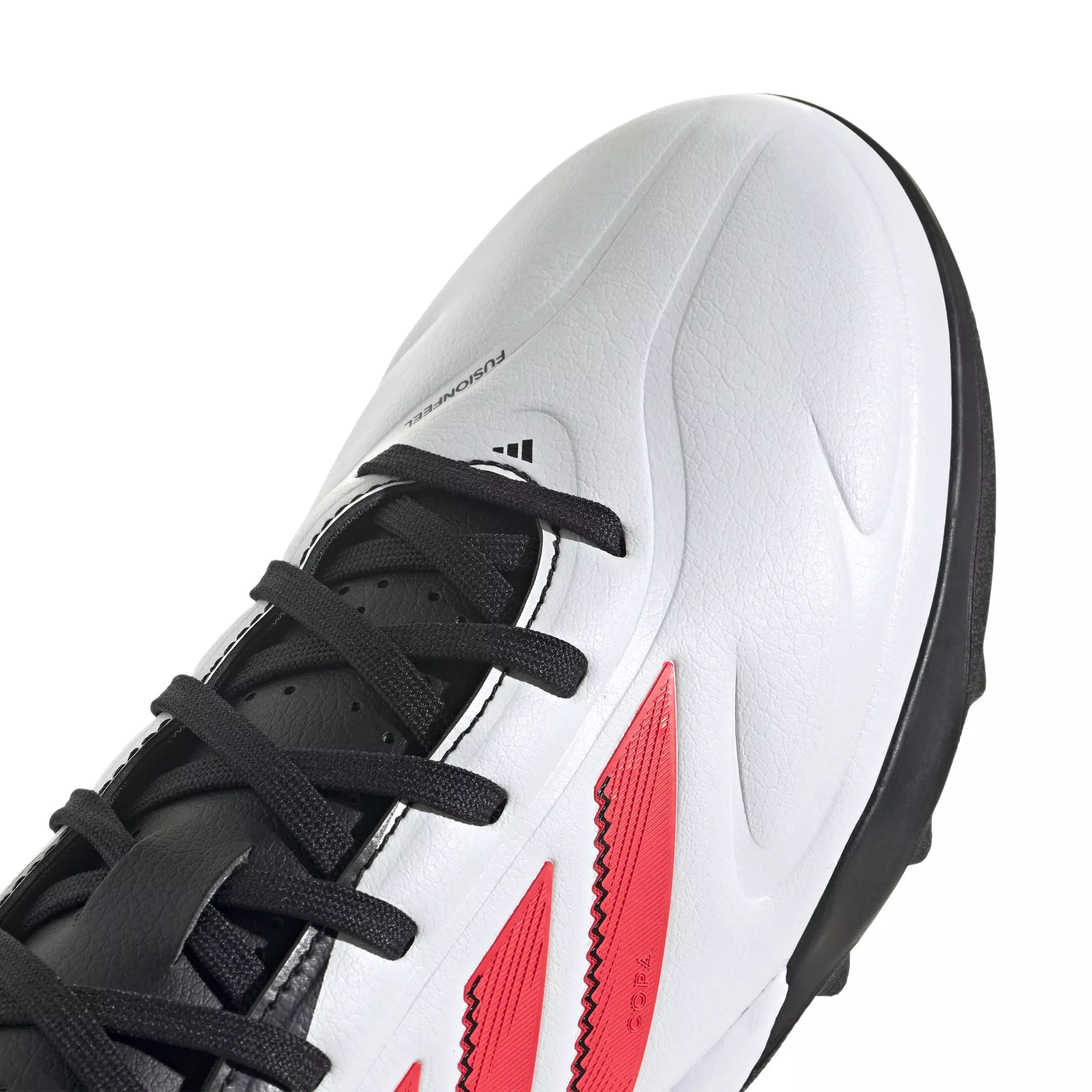 adidas Copa Pure 3 League Turf "Ftwr White/Lucid Red/Core Black" Unisex Soccer Shoe - WHITE/RED/BLACK
